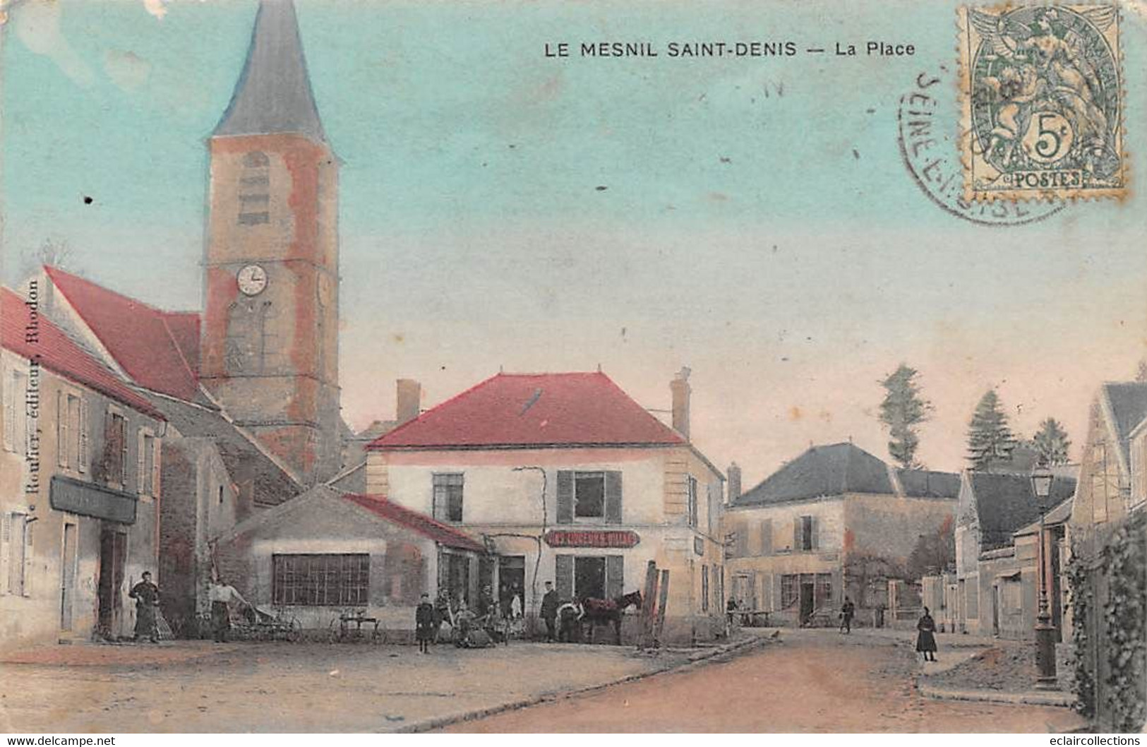 Le Mesnil-Saint-Denis                     78          La Place      (voir Scan) - Le Mesnil Saint Denis