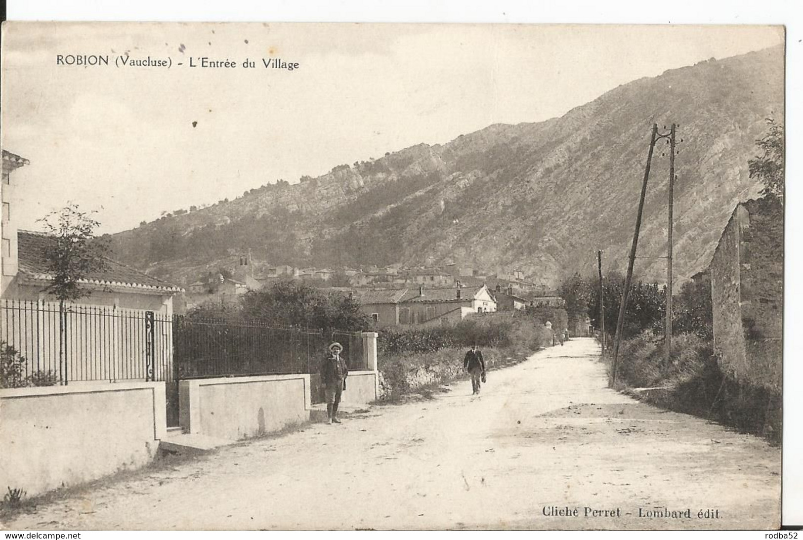 CPSM - 84 - Vaucluse - Robion - Entrée Du Village - Robion