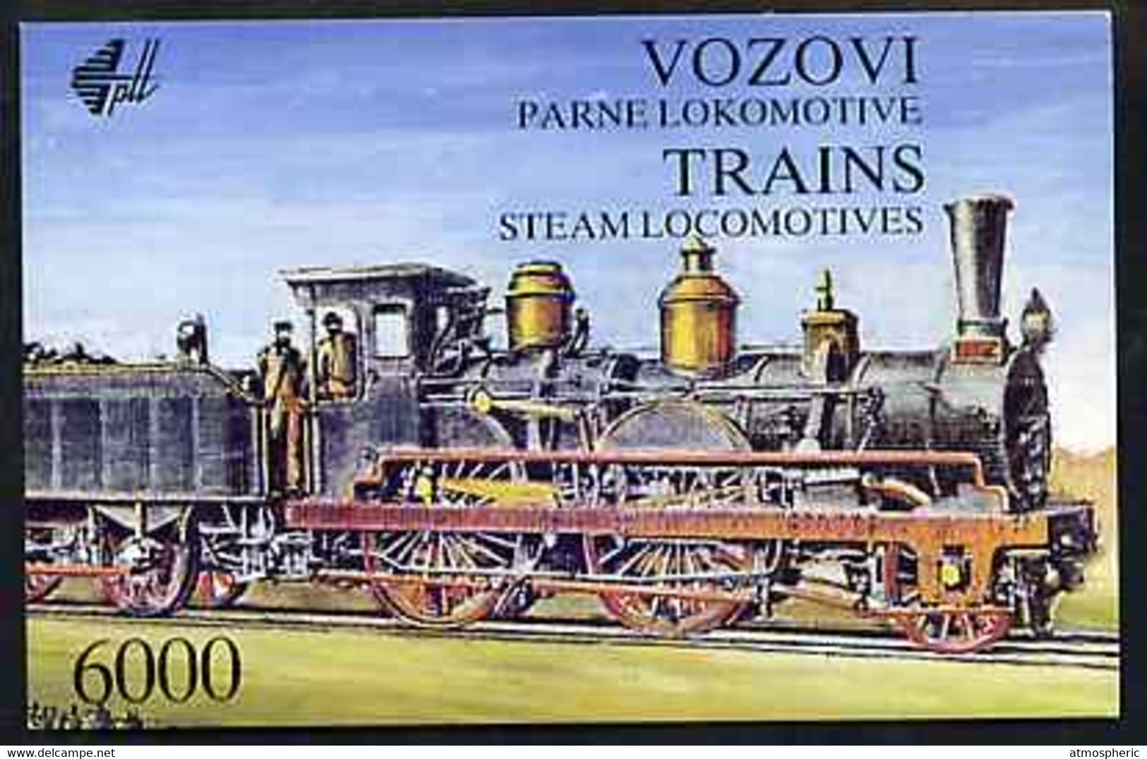 Booklet - Yugoslavia 1992 Steam Locomotives 6000d Booklet Complete And Pristine (contains Complete Set Of 6 Values) - Carnets