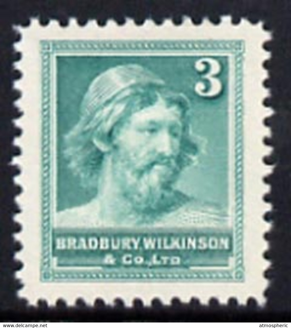 Bradbury Wilkinson 'Ancient Briton' Unmounted Mint Dummy Stamp In Green - Werbemarken, Vignetten