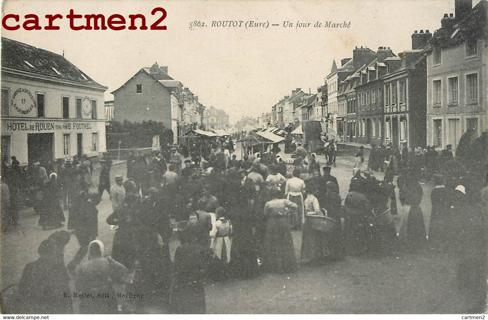 ROUTOT UN JOUR DE MARCHE 27 EURE - Routot