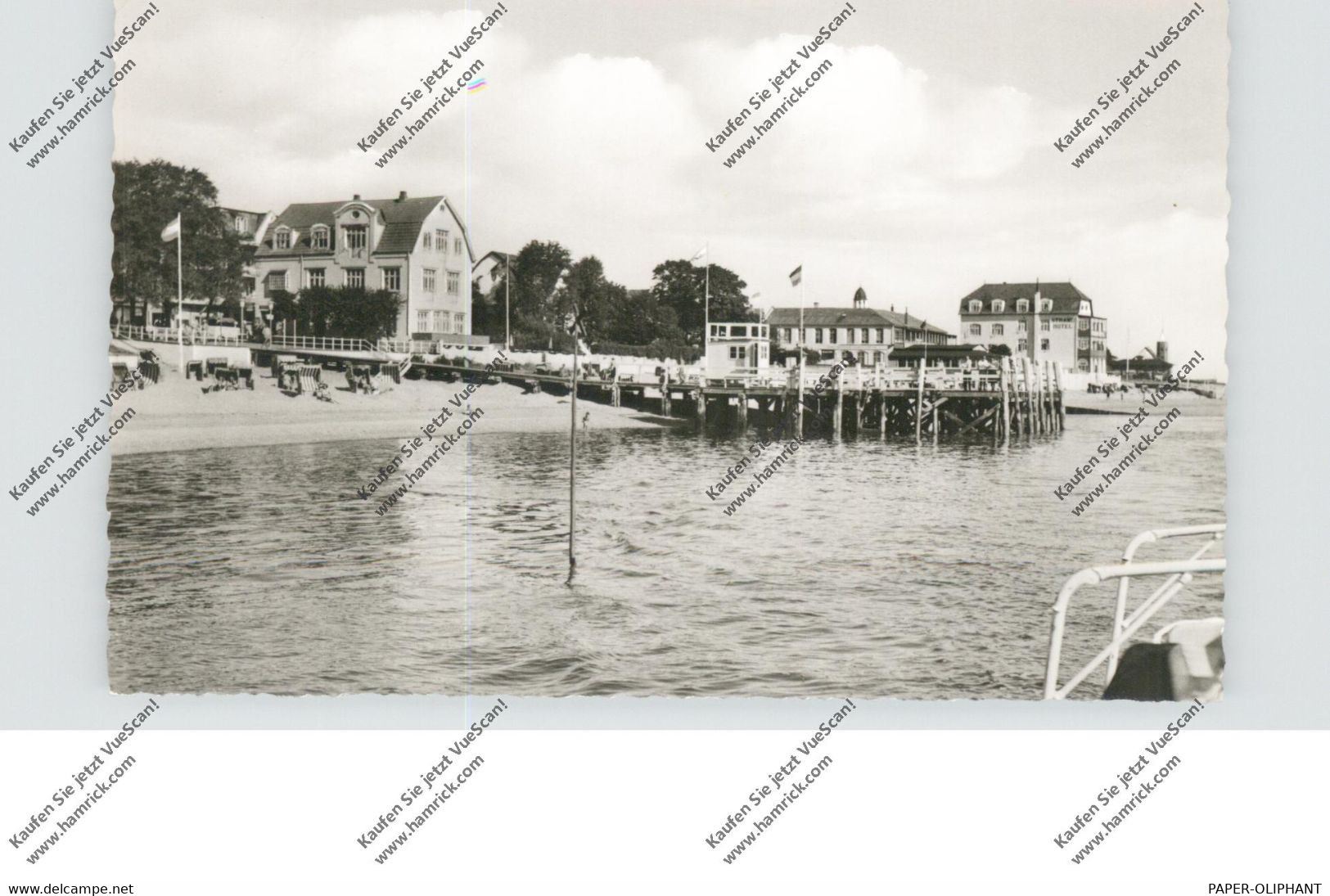 2270 WYK Auf Föhr, Strand Und Mittelbrücke, 1961 - Föhr