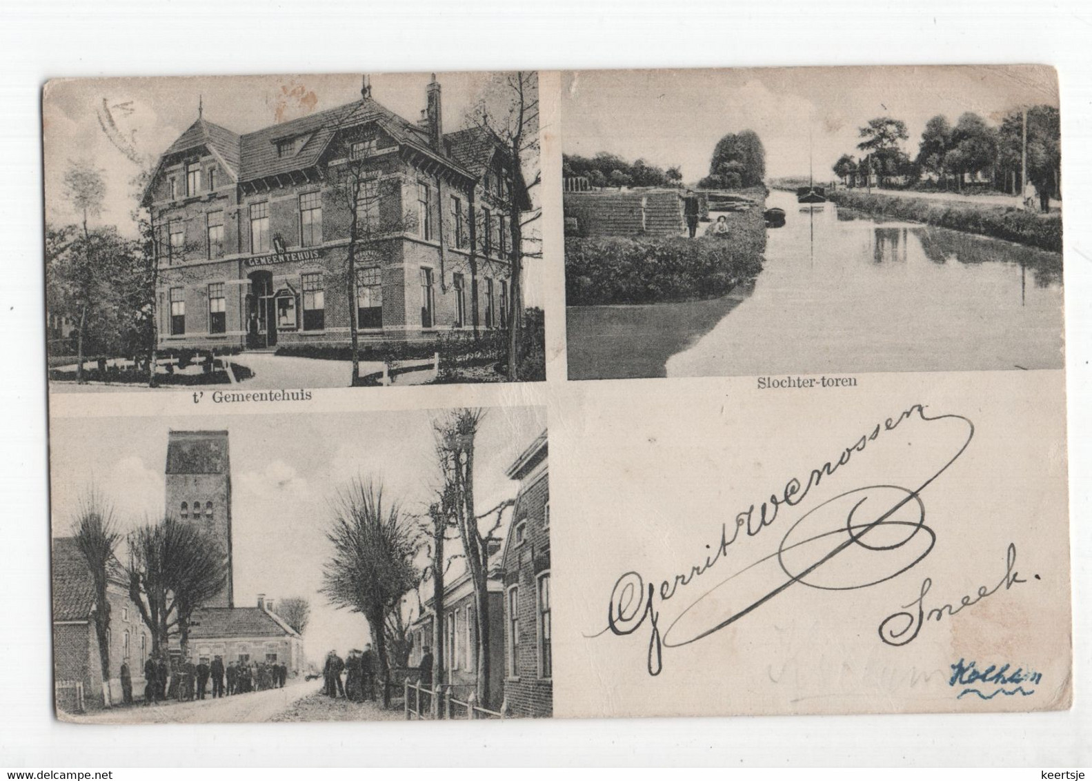 T Gemeenntehuis - Kolhum SNeek - Slochter Toren - 1914 - Sneek