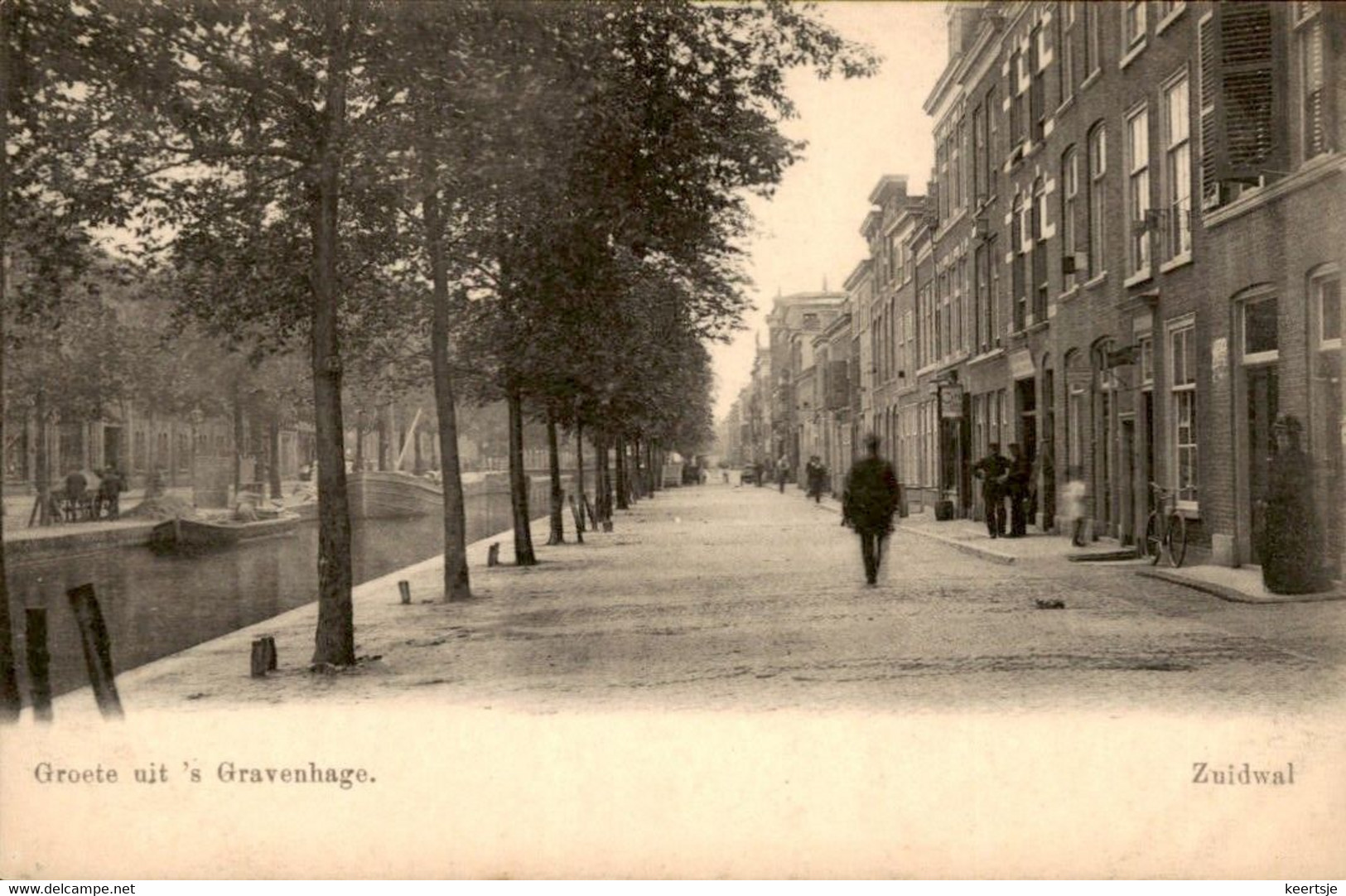 Den Haag - Zuidwal - Groete Uit - 1900 - Den Haag ('s-Gravenhage)