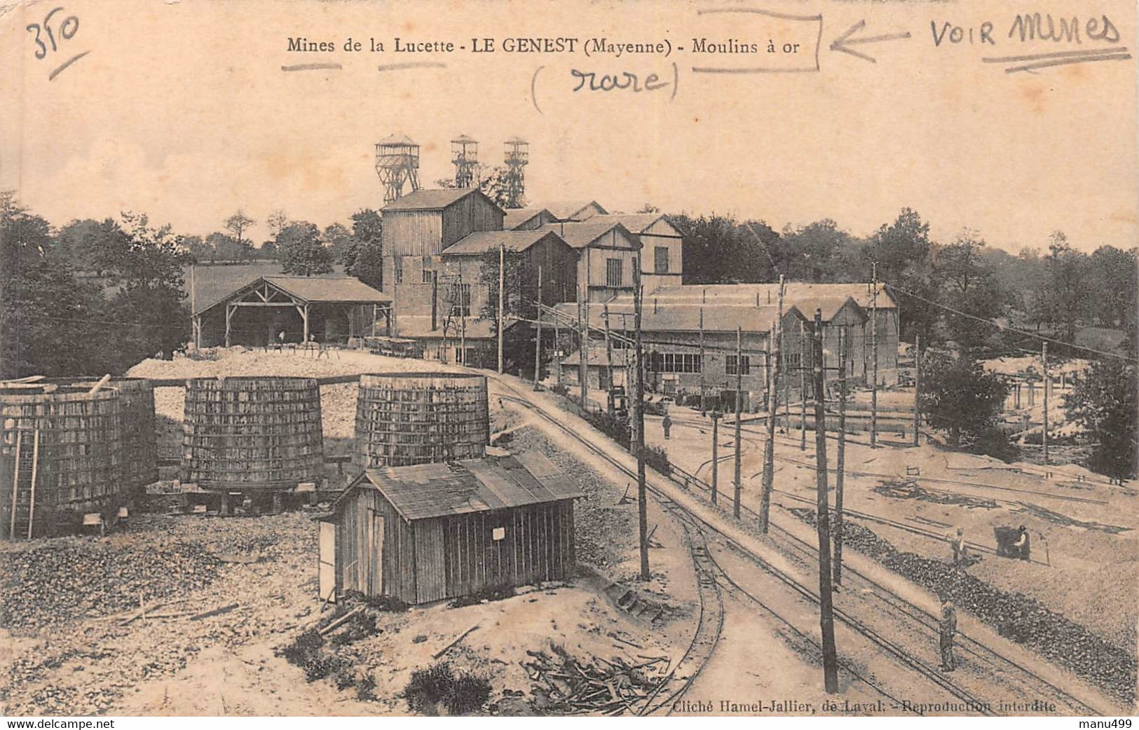 Mines De La Lucette - Le Genest - Moulins à Or - Le Genest Saint Isle