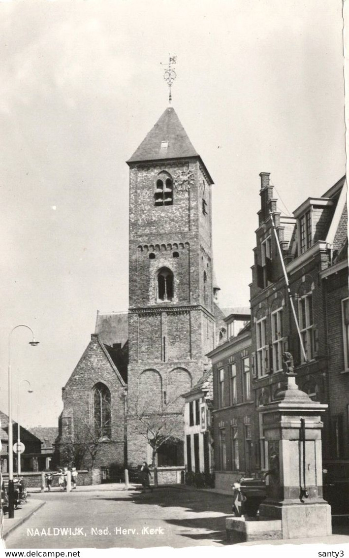 Naaldwijk, Ned. Herv Kerk   Gelopen - Naaldwijk