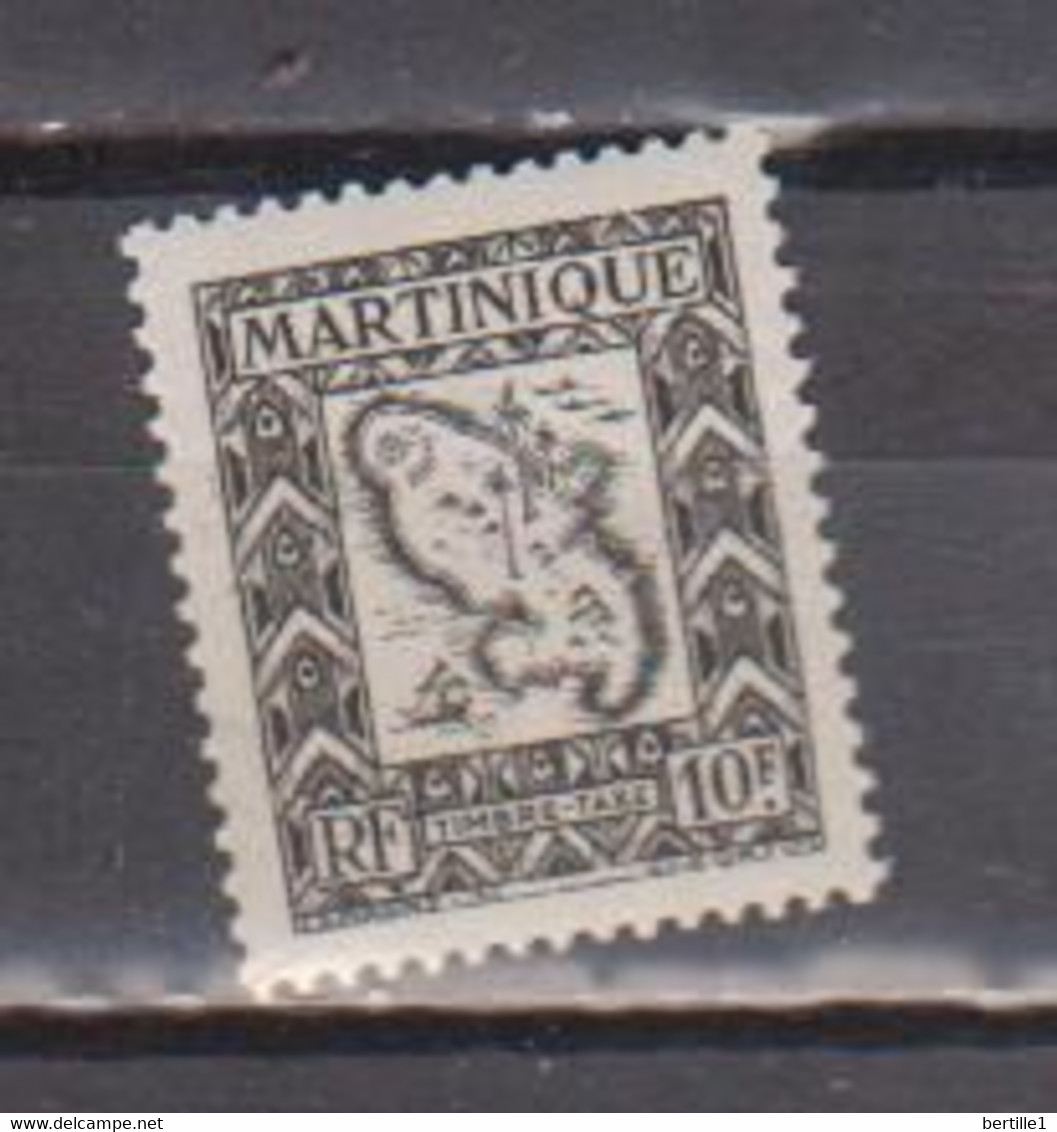 MARTINIQUE        N°  YVERT   TAXE 35  NEUF AVEC CHARNIERES   (Charn  2/38 ) - Segnatasse