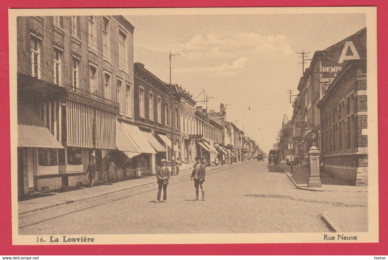 La Louvière - Rue Neuve ... Belle Animation ( Voir Verso ) - La Louvière