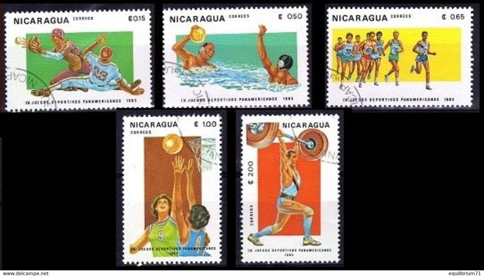 NICARAGUA° - Sport - 9e Jeux Panaméricains - 1983 - Wasserball