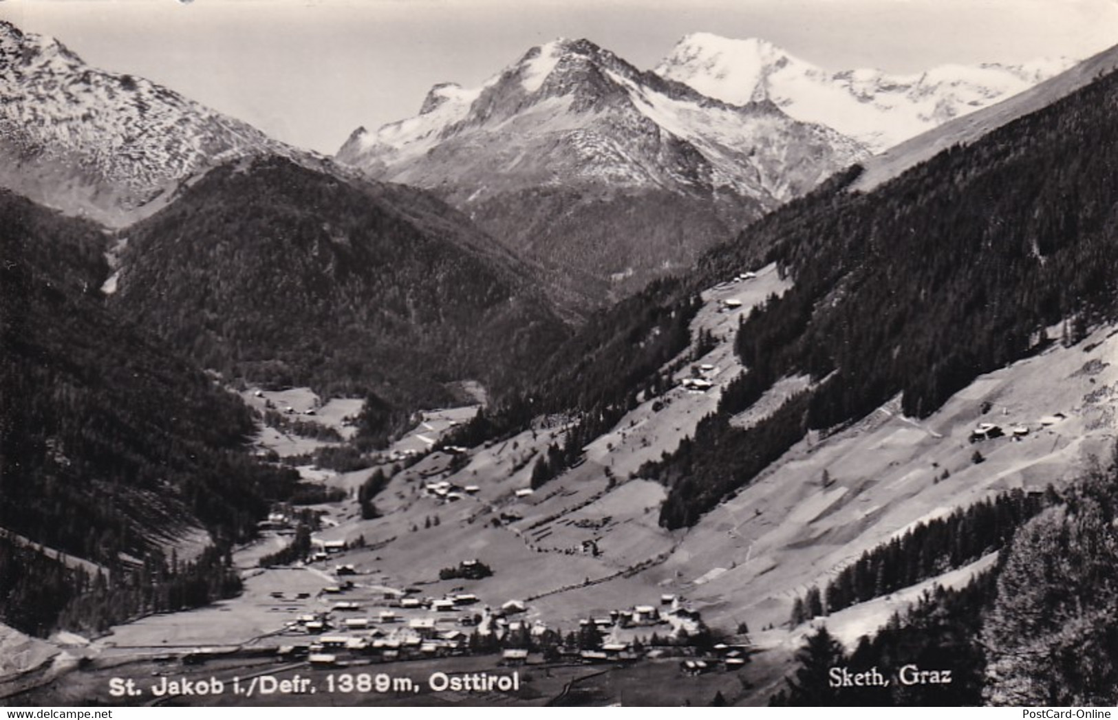 3332 - Österreich - Tirol , St. Jakob Im Defereggental , Panorama - Gelaufen 1965 - Defereggental