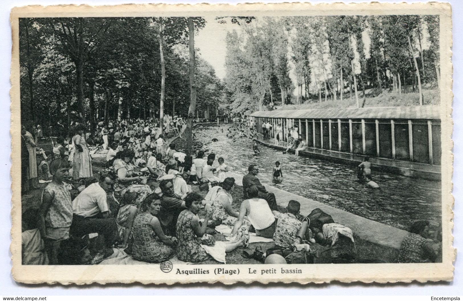 CPA - Carte Postale - Belgique - Asquillies (Plage) - Le Petit Bassin (DG15473) - Quevy