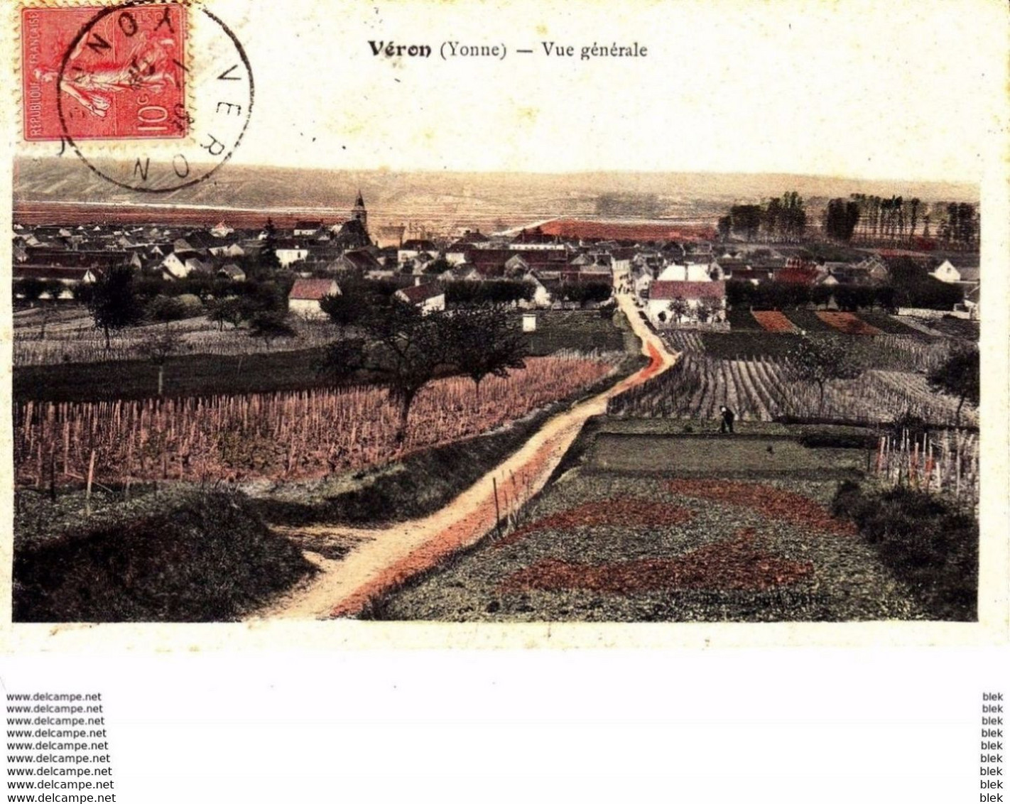 89 . Yonne : Véron : Vue Générale . - Veron