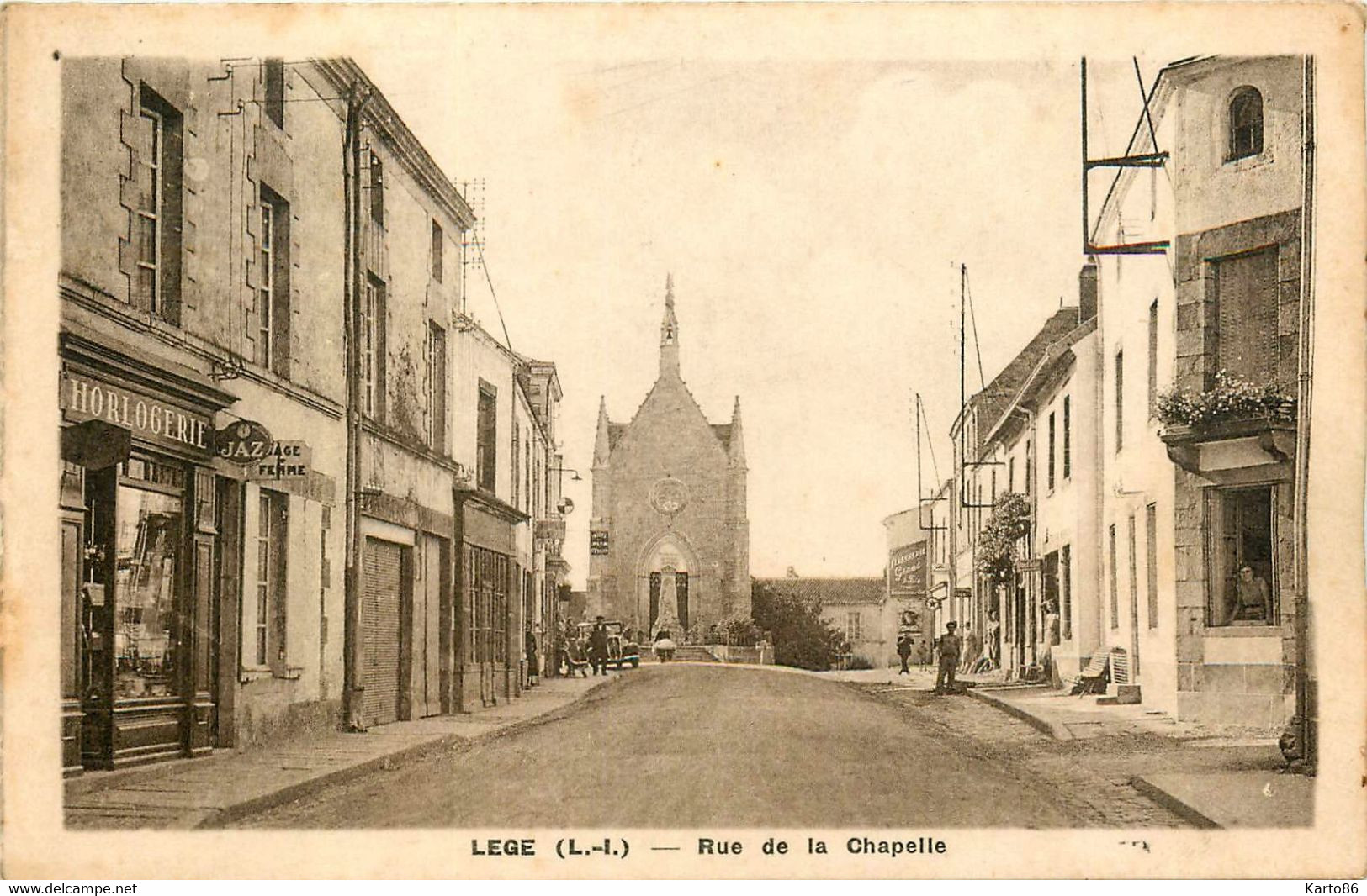 Legé * La Rue De La Chapelle * Horlogerie - Legé