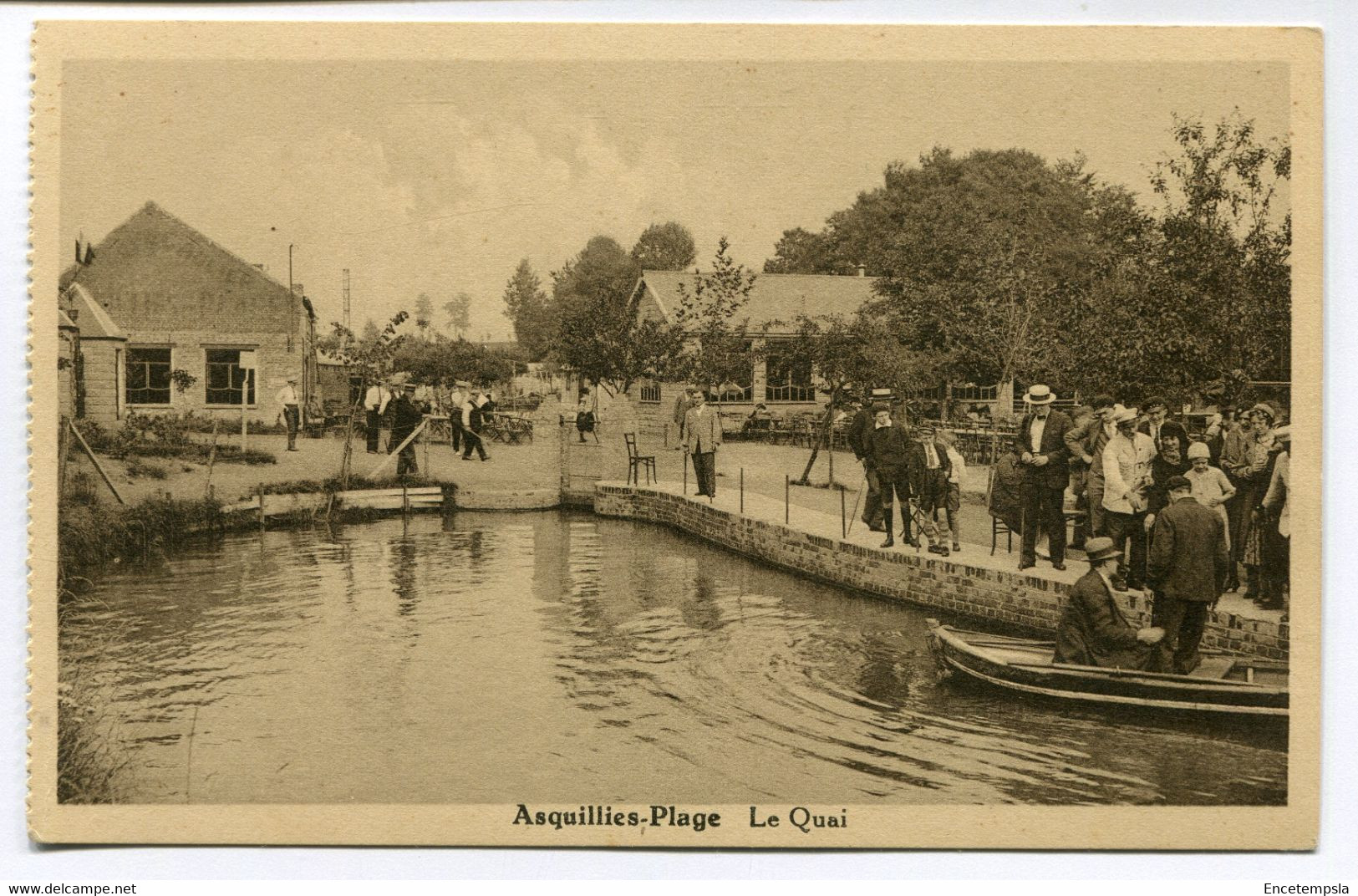 CPA - Carte Postale - Belgique - Asquillies (Plage) - Le Quai (DG15478) - Quévy