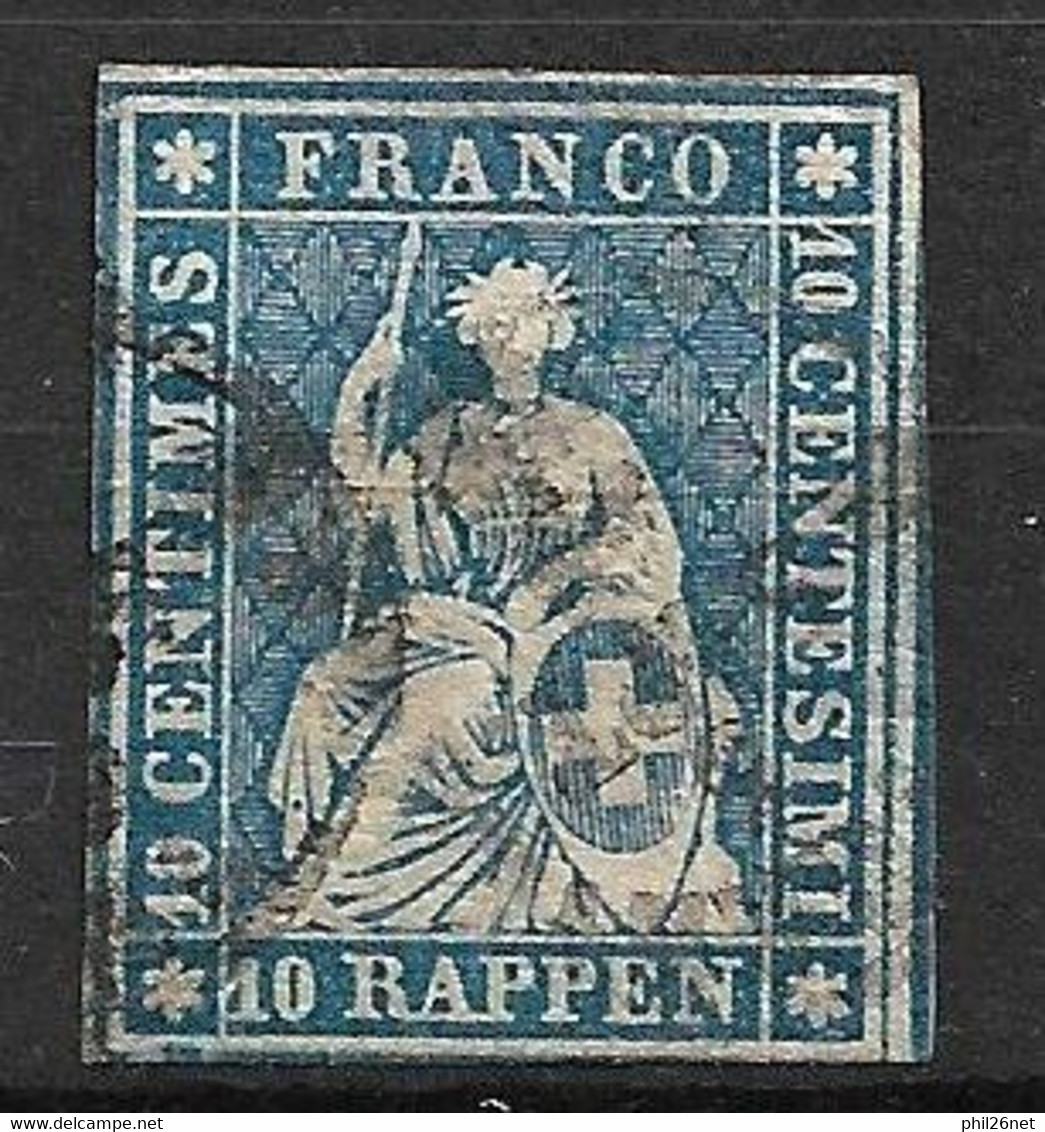 CH   Suisse  N° 27a  Oblitéré          B/TB     - Used Stamps