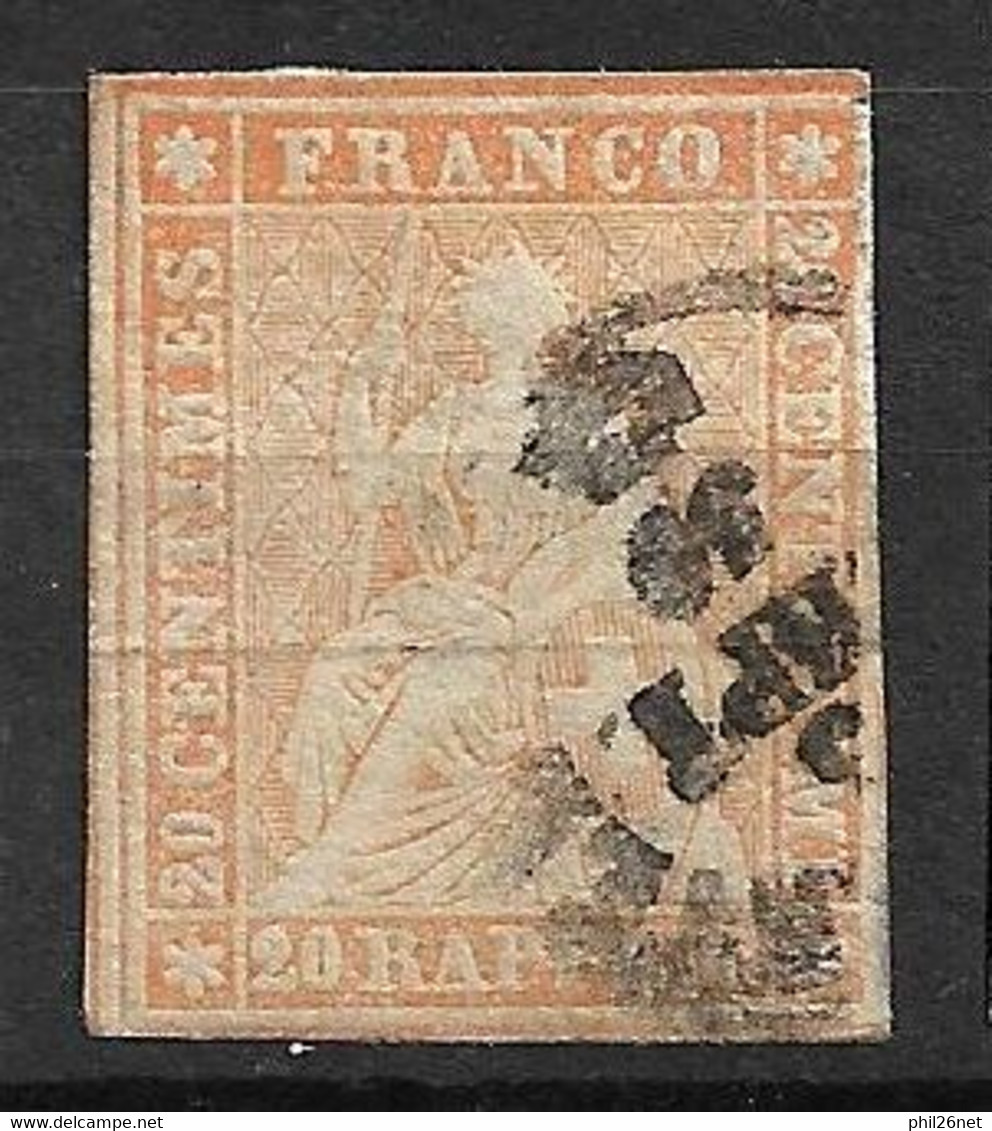 CH   Suisse  N° 29a  Oblitéré           B/TB     - Used Stamps