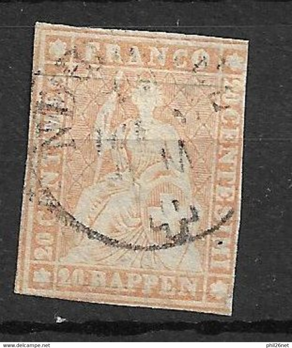 CH   Suisse  N° 29b  Oblitéré           B/TB     - Used Stamps