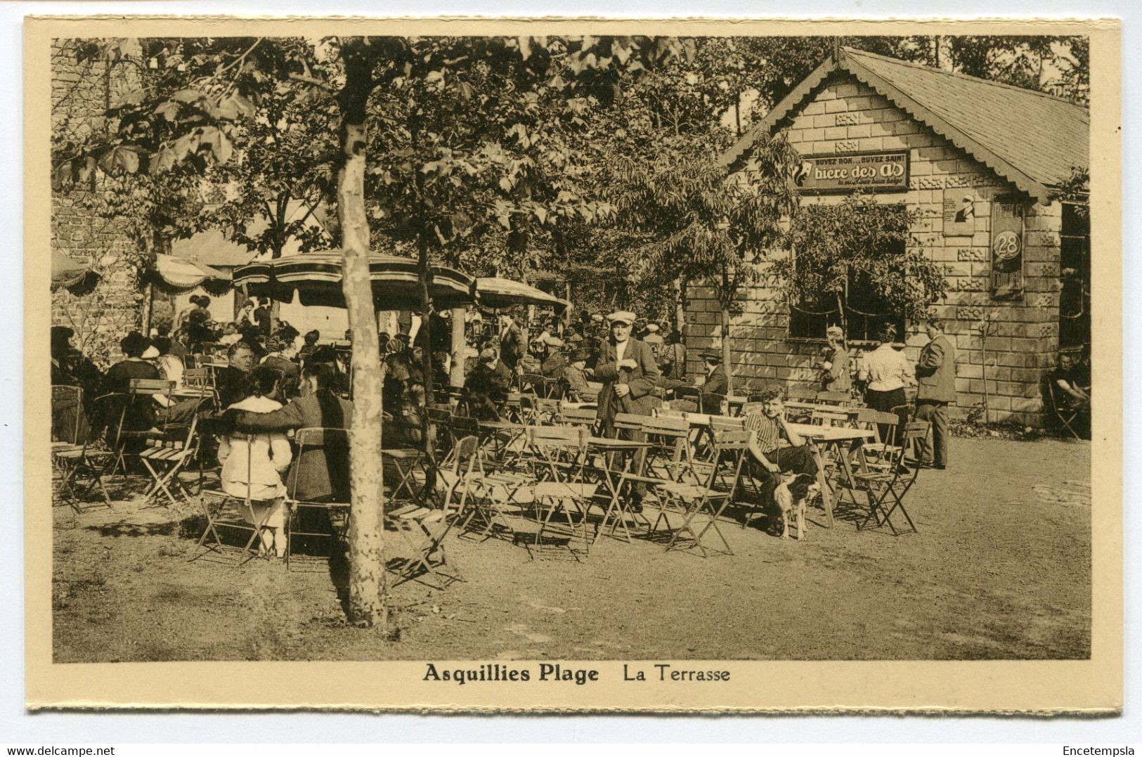 CPA - Carte Postale - Belgique - Asquillies - La Terrasse (DG15481) - Quévy