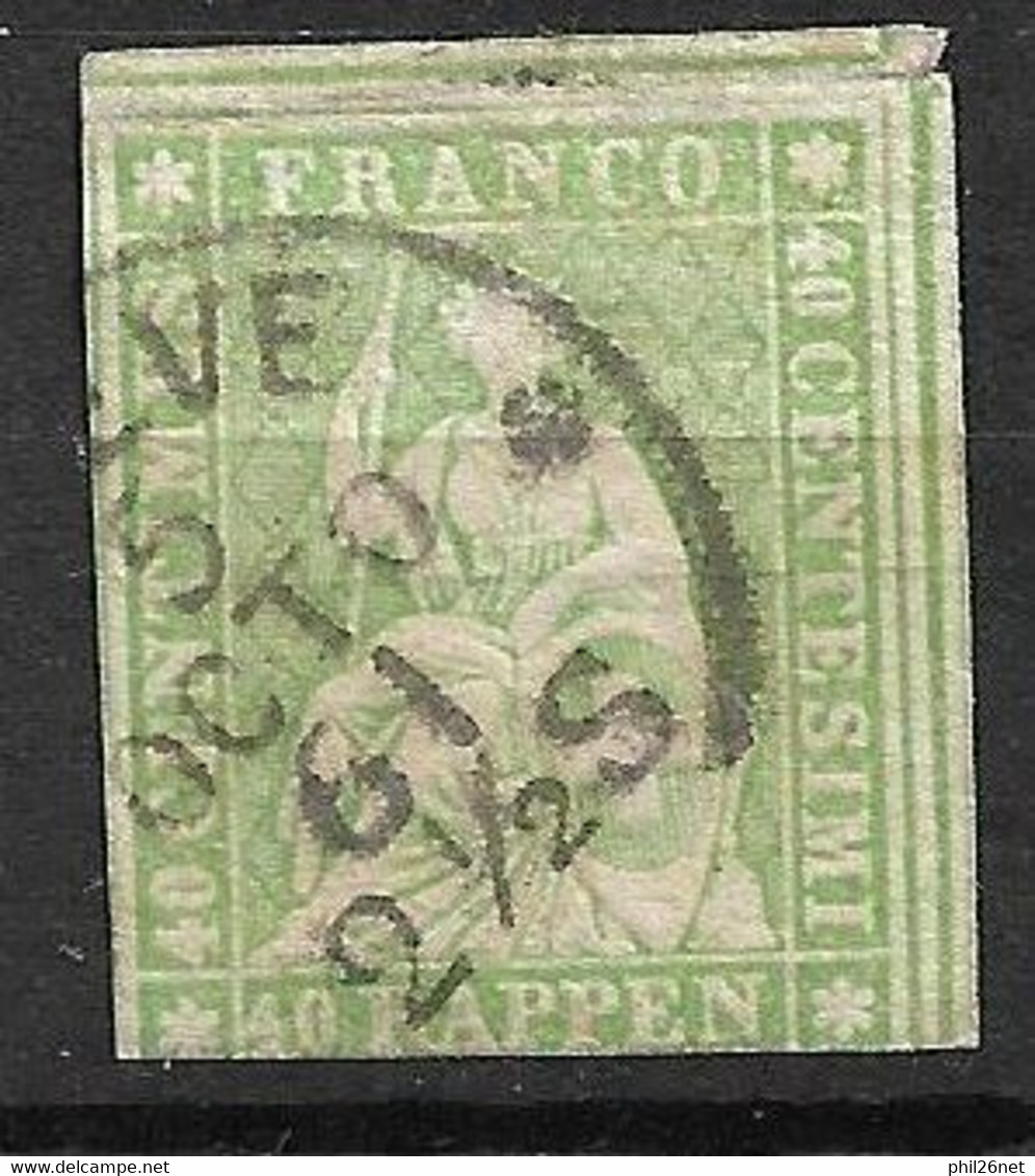 CH   Suisse  N° 30a  Oblitéré           B/TB     - Used Stamps