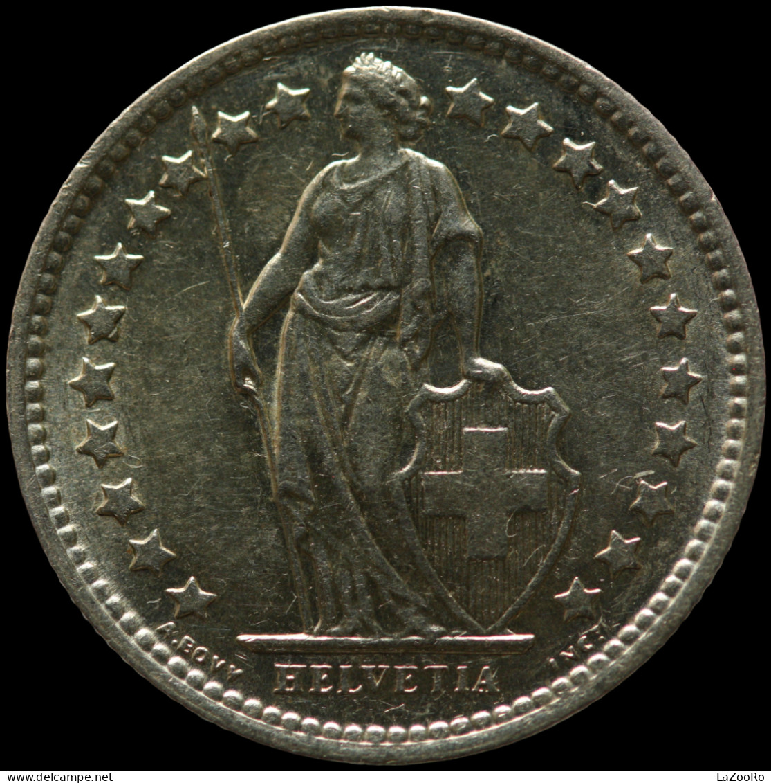 LaZooRo: Switzerland 1/2 Franc 1958 Specimen - Silver - Essais & Pieforts