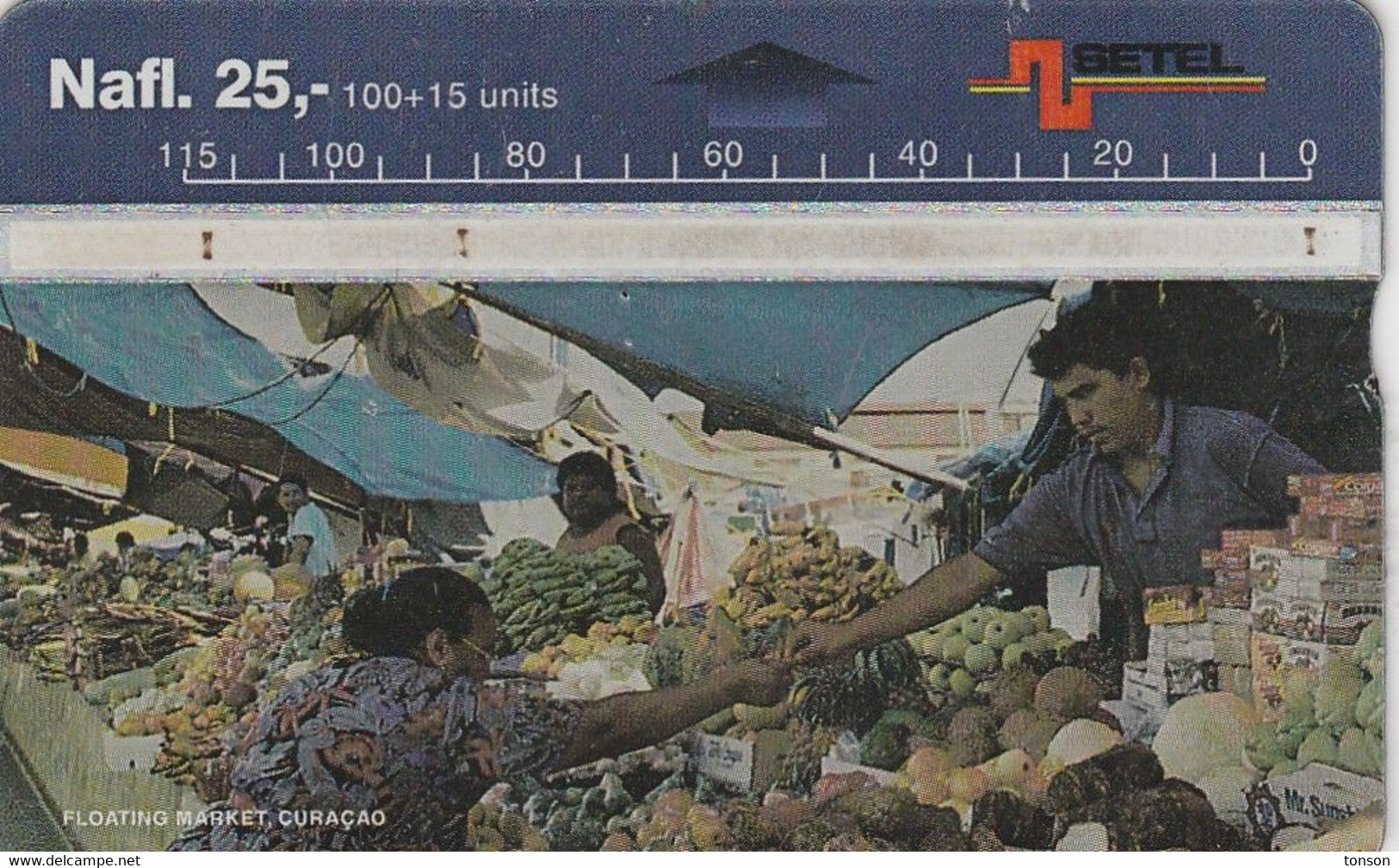 Curacao, CUR-05 (607B), Floating Market, 2 Scans.    Please Read - Antilles (Neérlandaises)