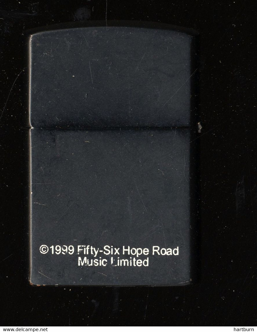 Zippo Bob Marley, Reggae, Jamaica, Nine Miles, Aansteker, Lighter, Fifty-Six Hope Road Music Limited 1999 (DOOS 25) - Zippo