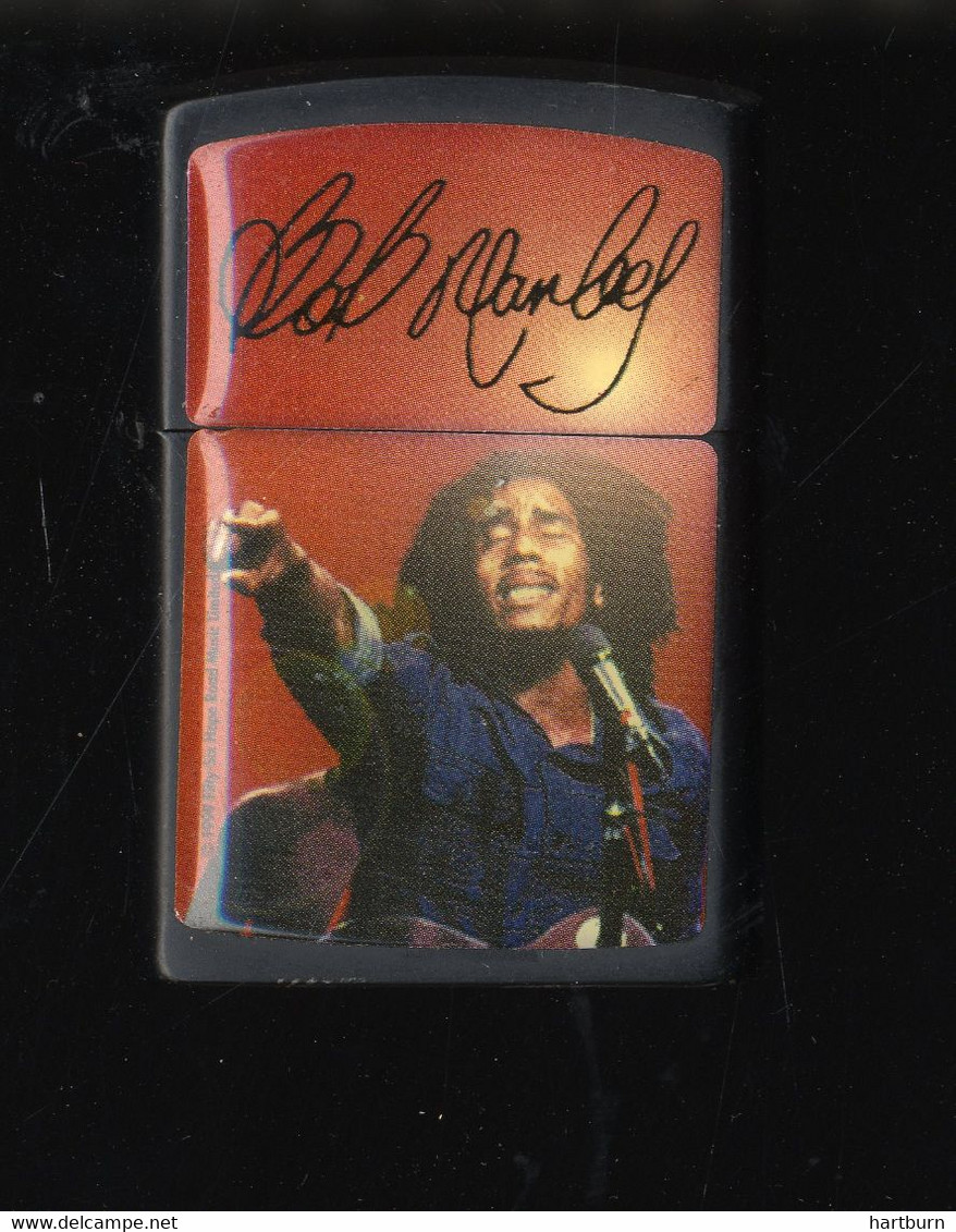 Zippo Bob Marley, Reggae, Jamaica, Nine Miles, Aansteker, Lighter, Fifty-Six Hope Road Music Limited 1999 (DOOS 25) - Zippo