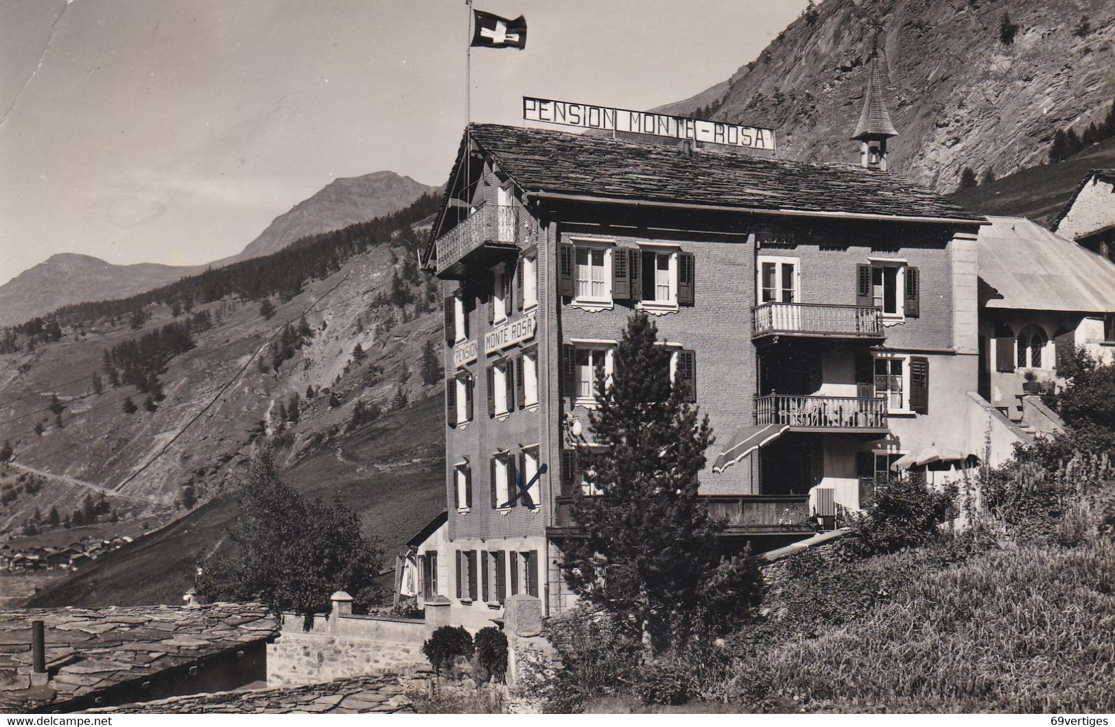 SAAS GRUND, Hôtel Pension Monte Rosa - Saas-Grund