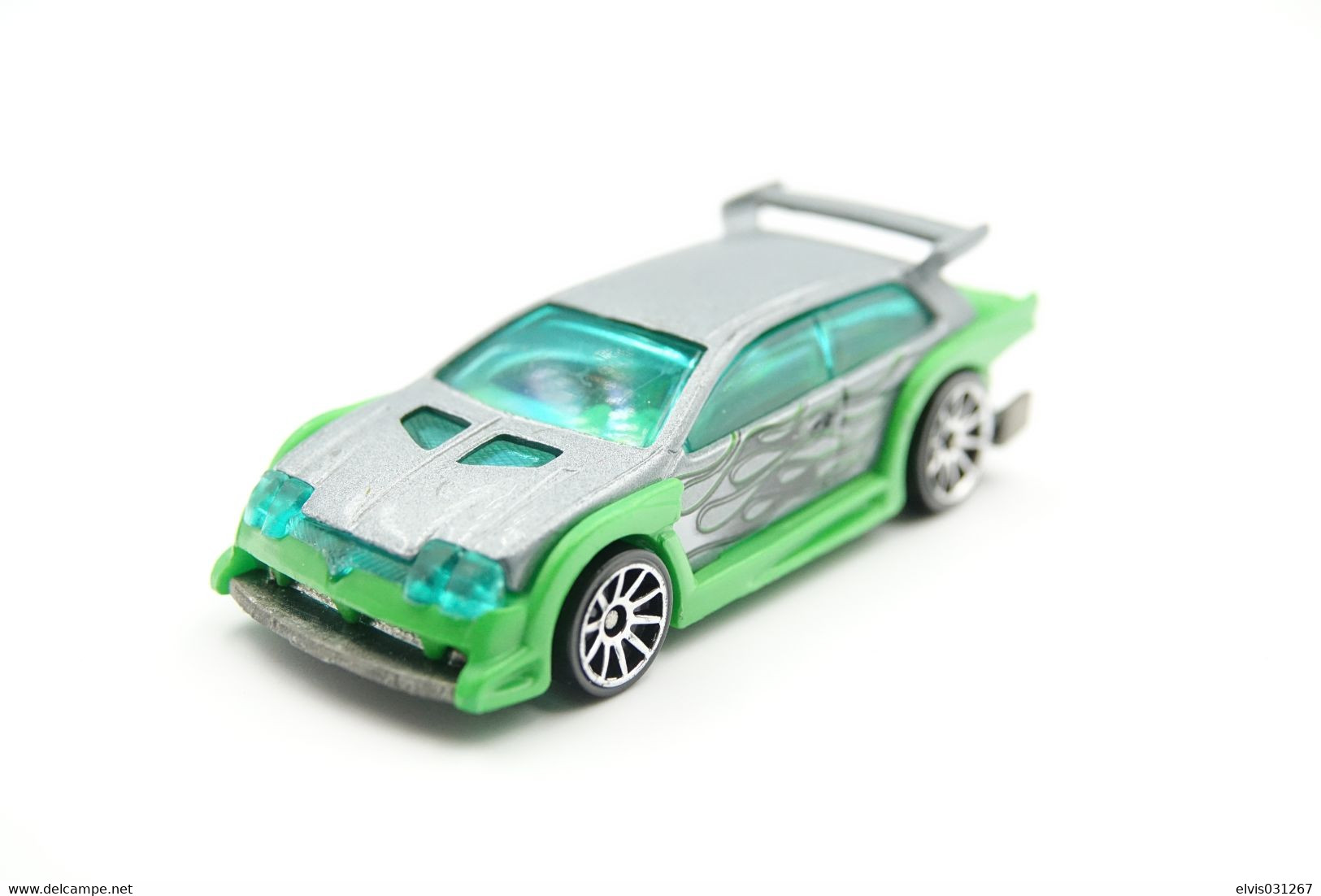 Hot Wheels Mattel FLIGHT 03 GREY GREEN -  Issued 2002, Scale 1/64 - Matchbox (Lesney)