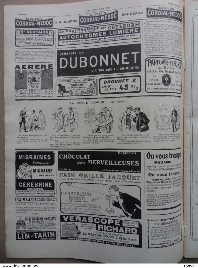 NOMBREUSES PUBLICITES-L ILLUSTRATION N°3725-18 JUILLET 1914 - 1900 - 1949