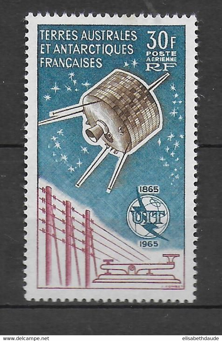 TAAF - 1965 - POSTE AERIENNE YVERT N° 9 ** MNH -  UIT TELECOMMUNICATIONS - COTE = 290 EUR. - Neufs