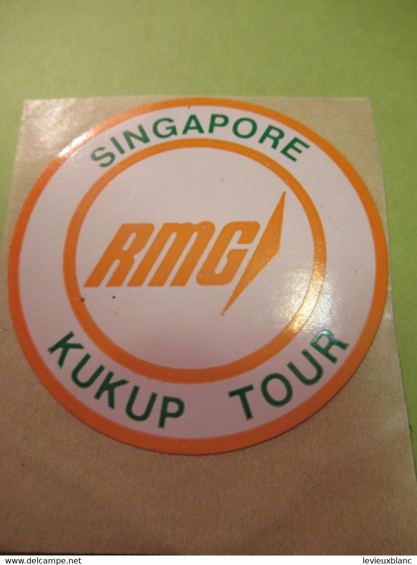 Auto-collant Ancien /KUKUP TOUR/ Rmg / SINGAPORE/1970-1980           EVM74 - Hotelaufkleber