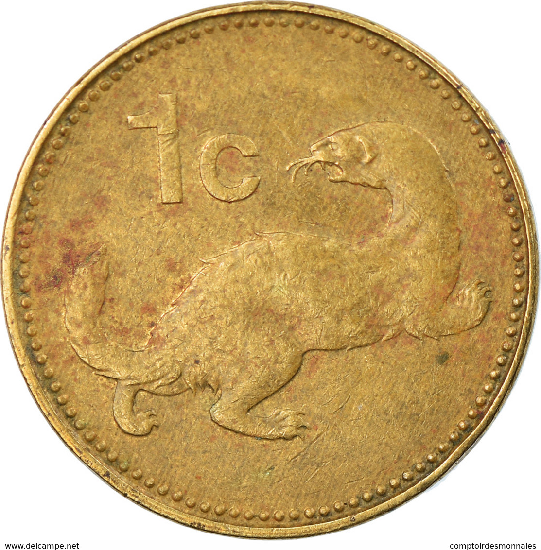 Monnaie, Malte, Cent, 1986, TB+, Nickel-brass, KM:78 - Malta, Sovr. Mil. Ordine Di