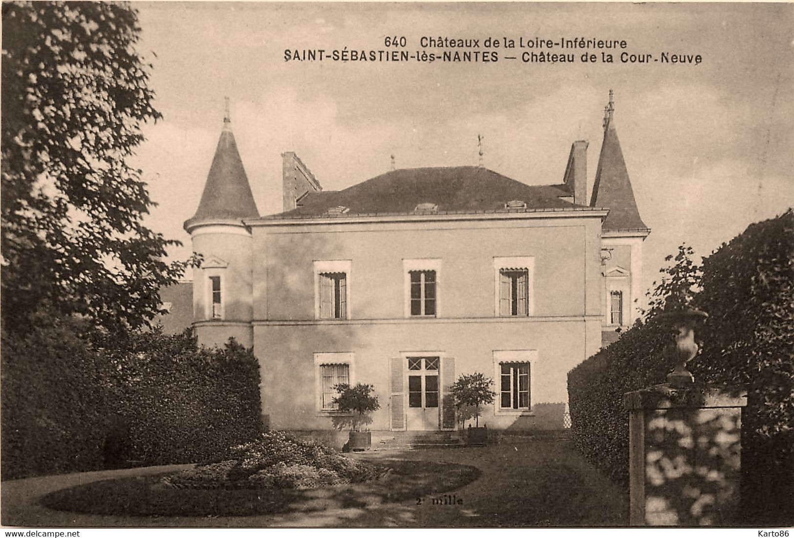 St Sébastien Lès Nantes * Château De La Cour Neuve * Châteaux De La Loire Inférieure N°640 - Saint-Sébastien-sur-Loire