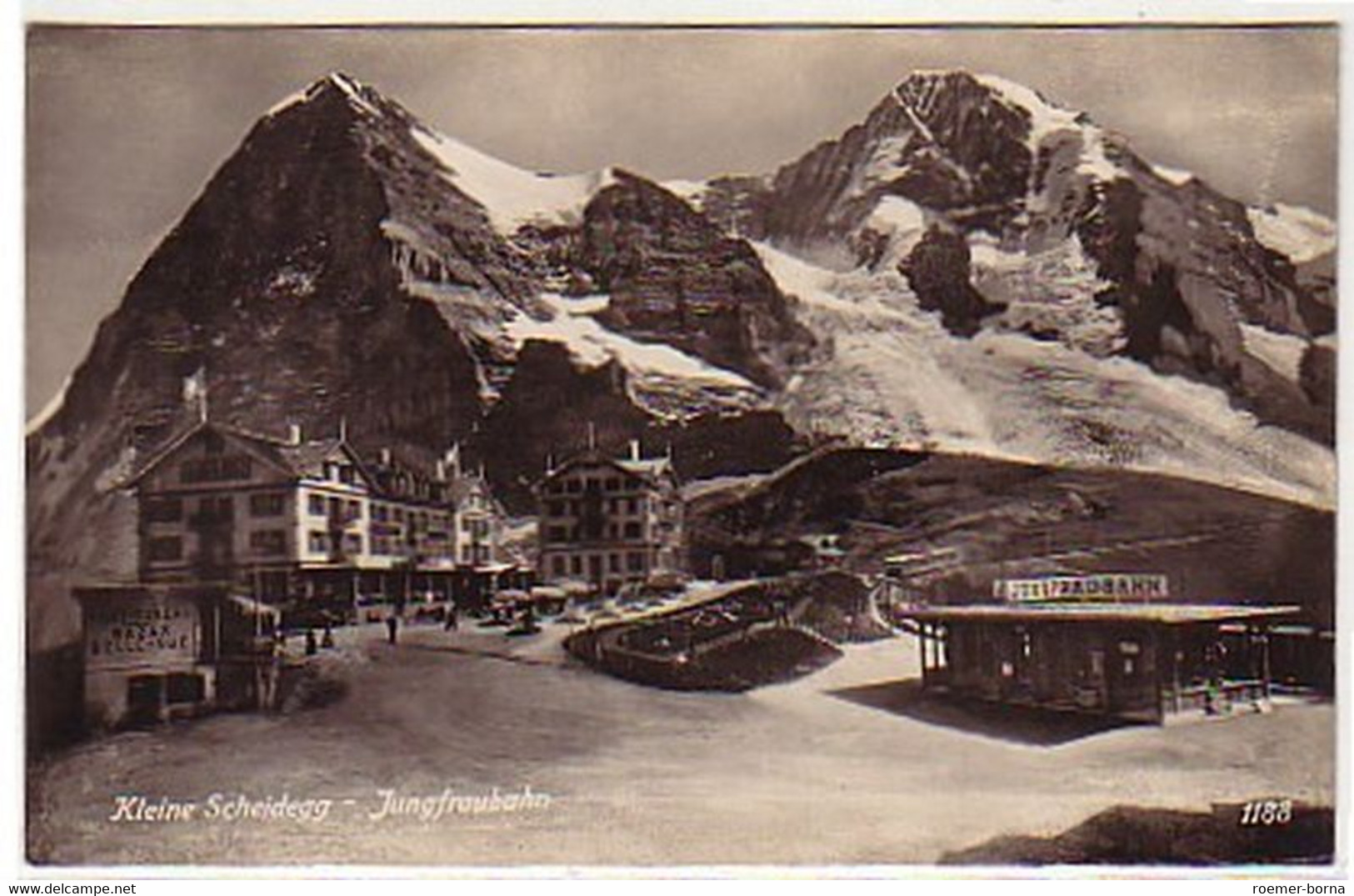 05726 Ak Schweiz Kleine Scheidegg Jungfraubahn 1925 - Egg