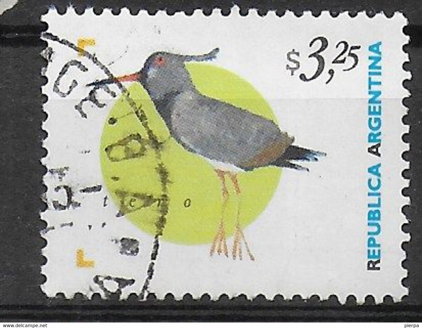 ARGENTINA - 1998 - ORDINARIA - UCCELLO - $3,25. - USATO (YVERT 2037 - MICHEL 2419) - Oblitérés