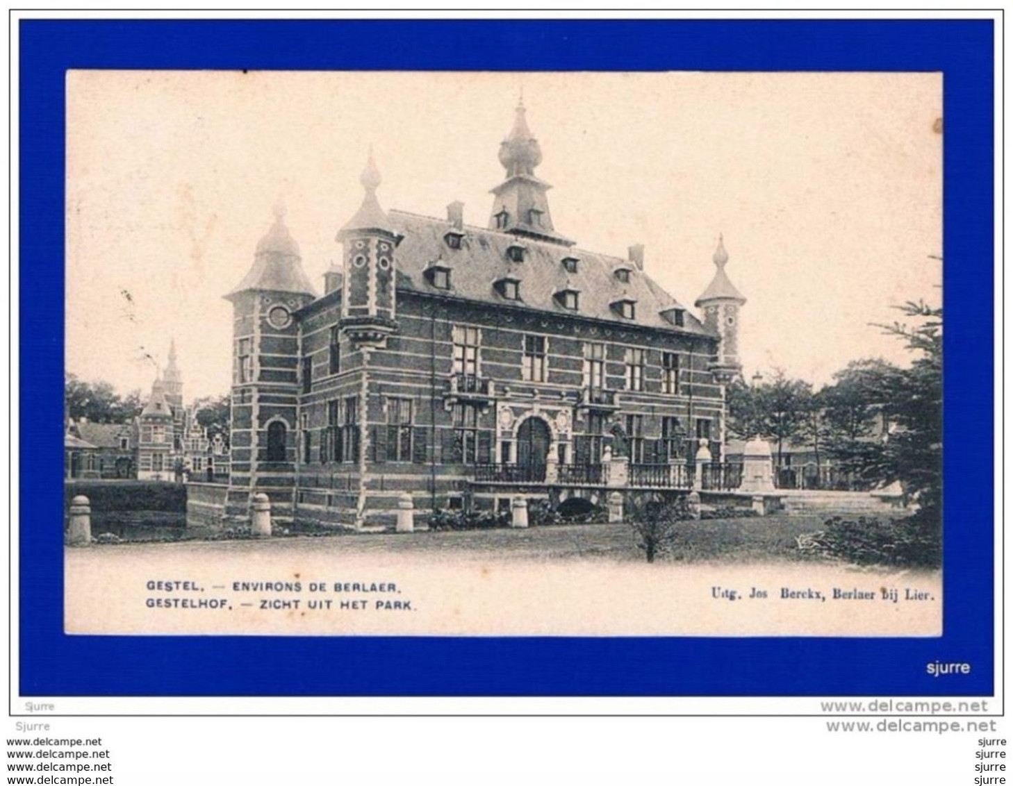 GESTEL / Berlaar - Kasteel GESTELHOF Zicht Uit Het Park - Château - Berlaar