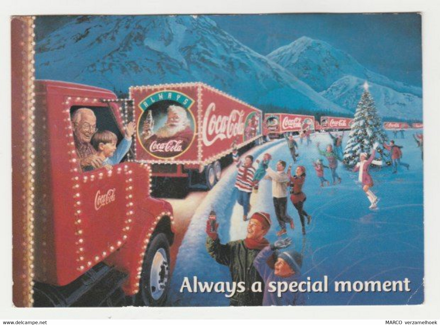 Postcard-ansichtkaart Coca-cola 1999 - Cartoline