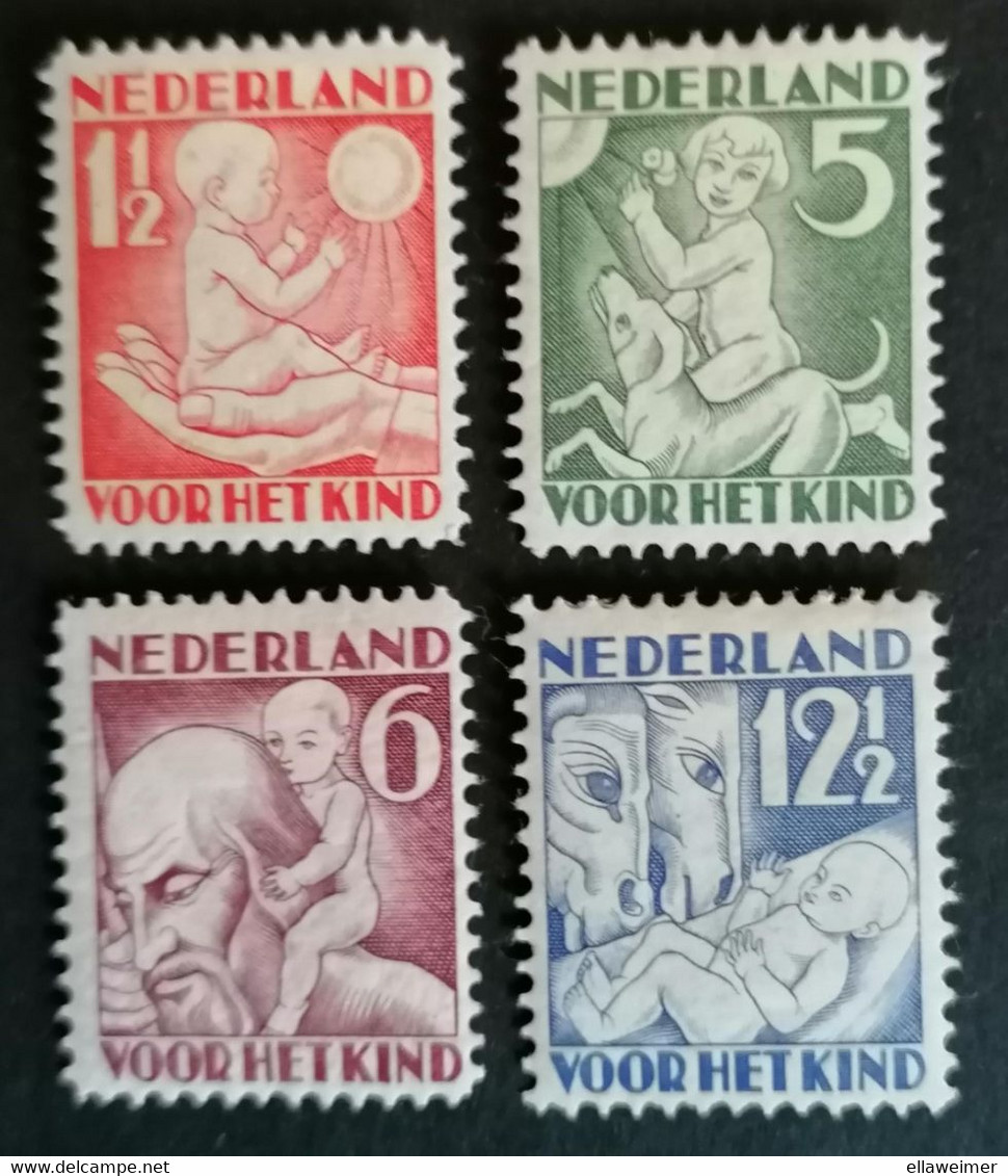 Nederland/Netherlands - Nrs. 232 T/m 235 Kinderzegels 1930 (postfris Met Plakker) - Andere & Zonder Classificatie