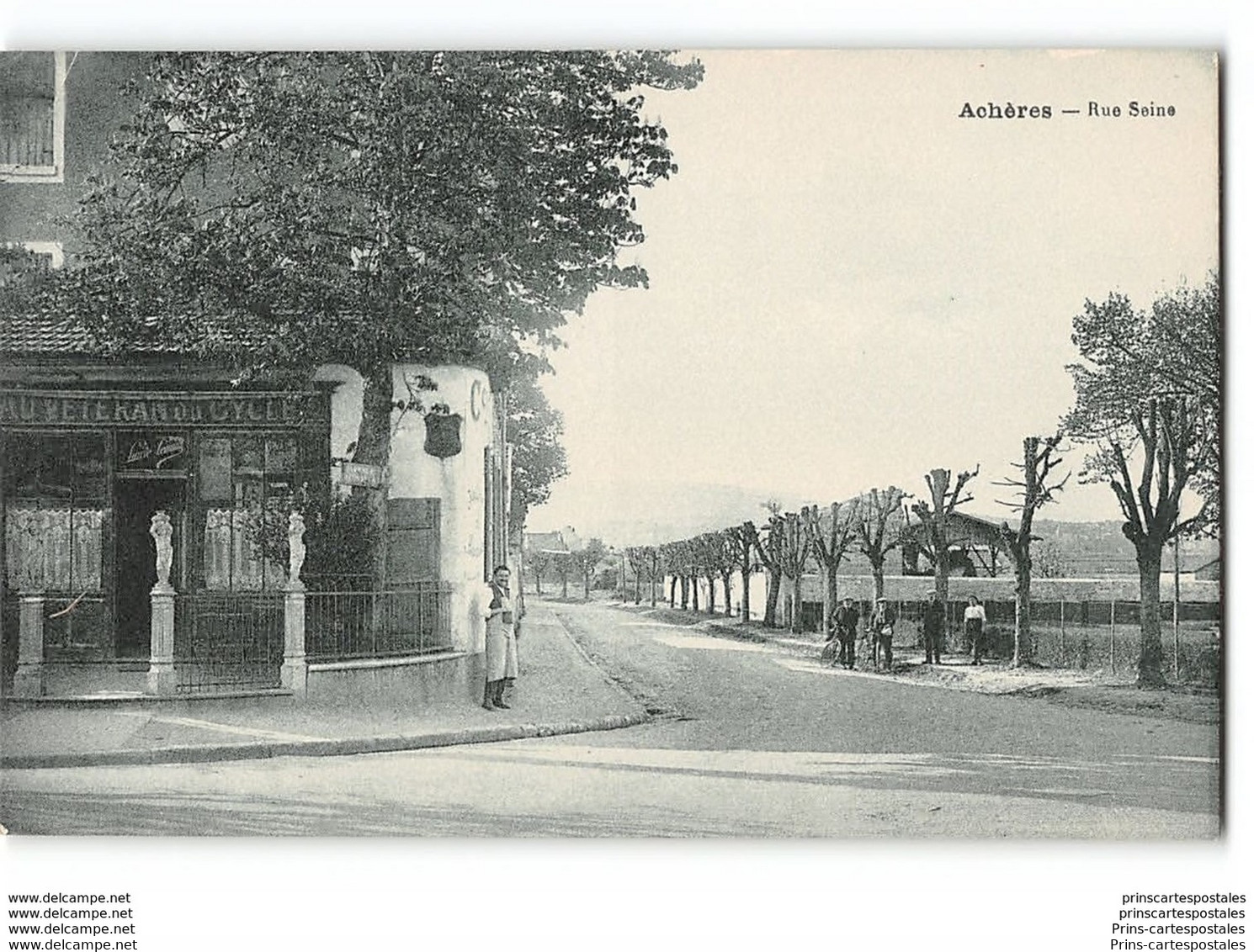 CPA 78 Acheres Rue Seine - Acheres