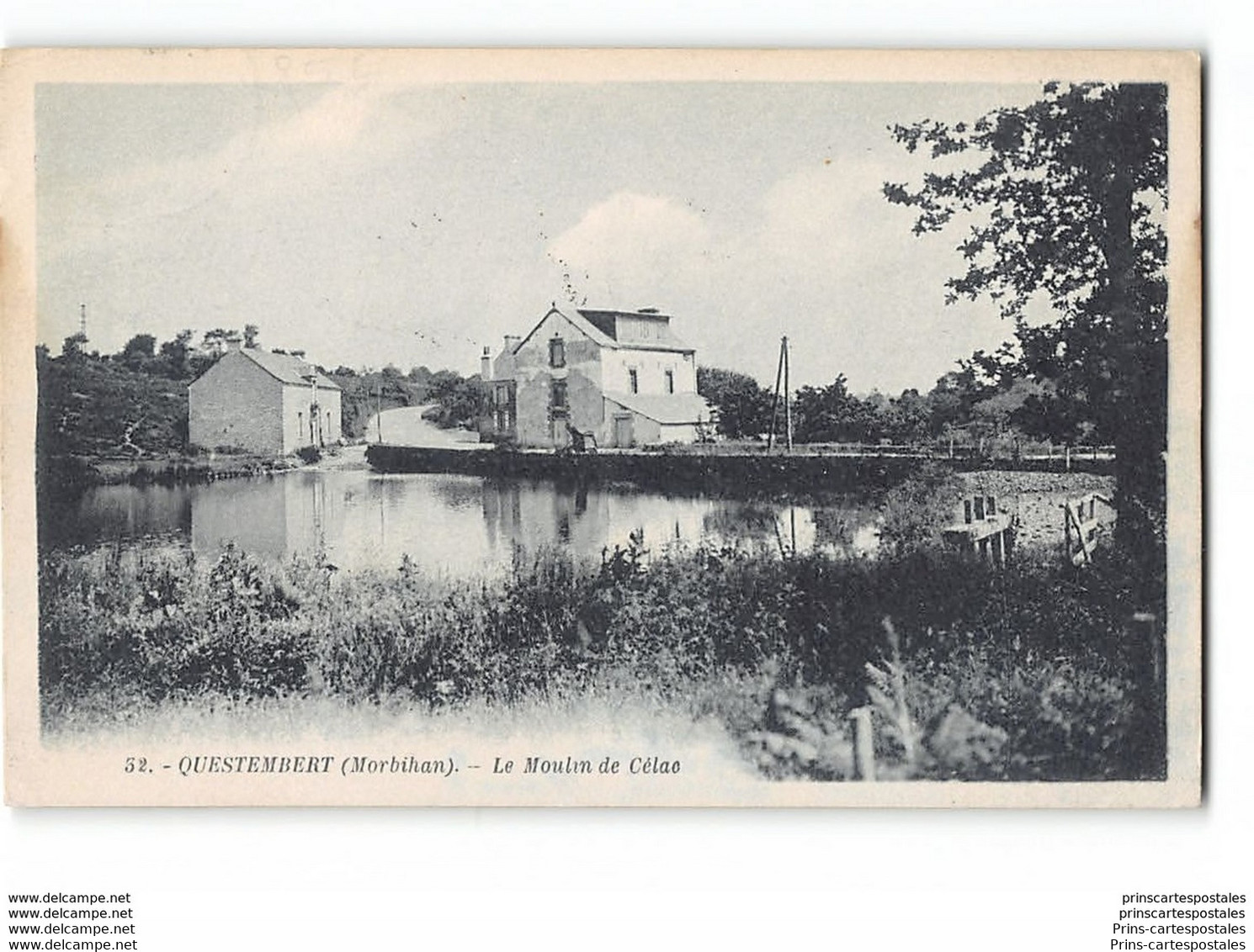 CPA 56 Questembert Le Moulin De Celac - Questembert