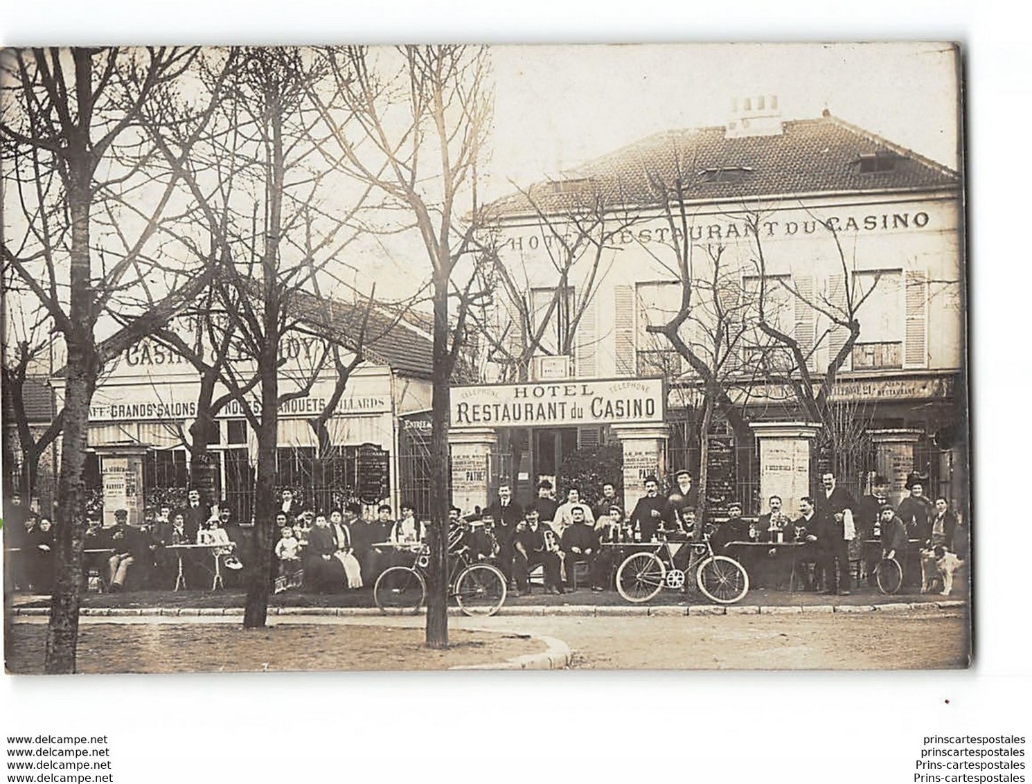 CPA 93 Carte Photo Bondy Restaurant Du Casino - Bondy