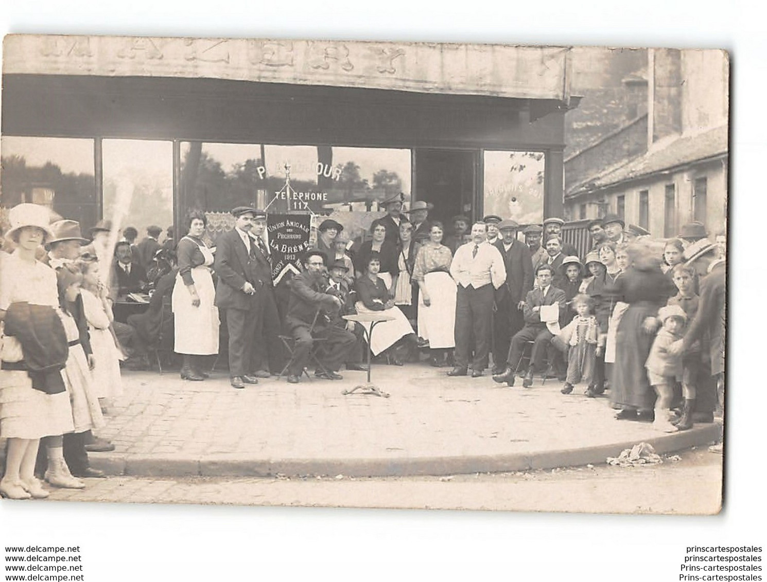 CPA 93 Bondy Carte Photo Union Amicale Des Pecheurs La Breme - Bondy