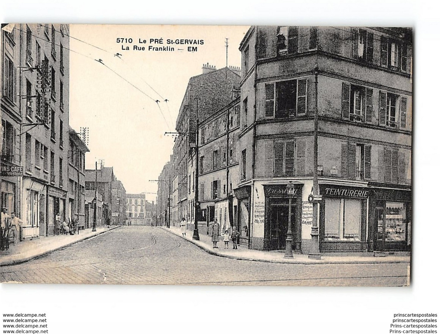 CPA 93 Pre St Gervais La Rue Franklin - Le Pre Saint Gervais