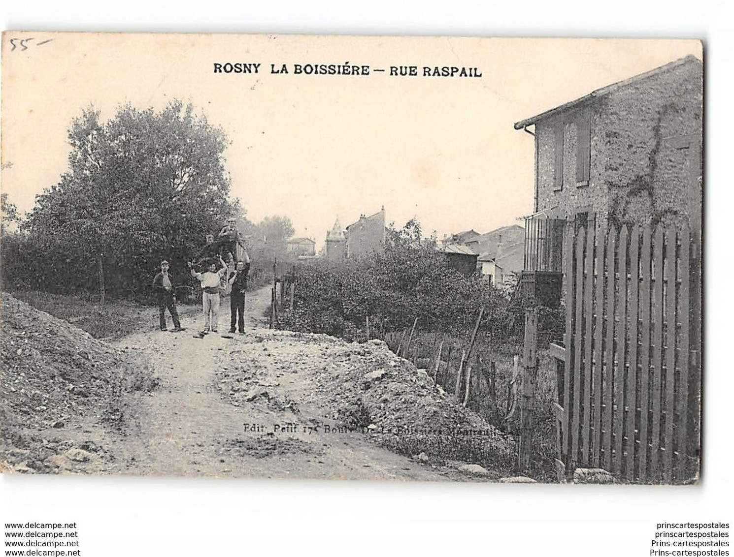 CPA 93 Rosny Sous Bois La Boissiere Rue Raspail - Rosny Sous Bois