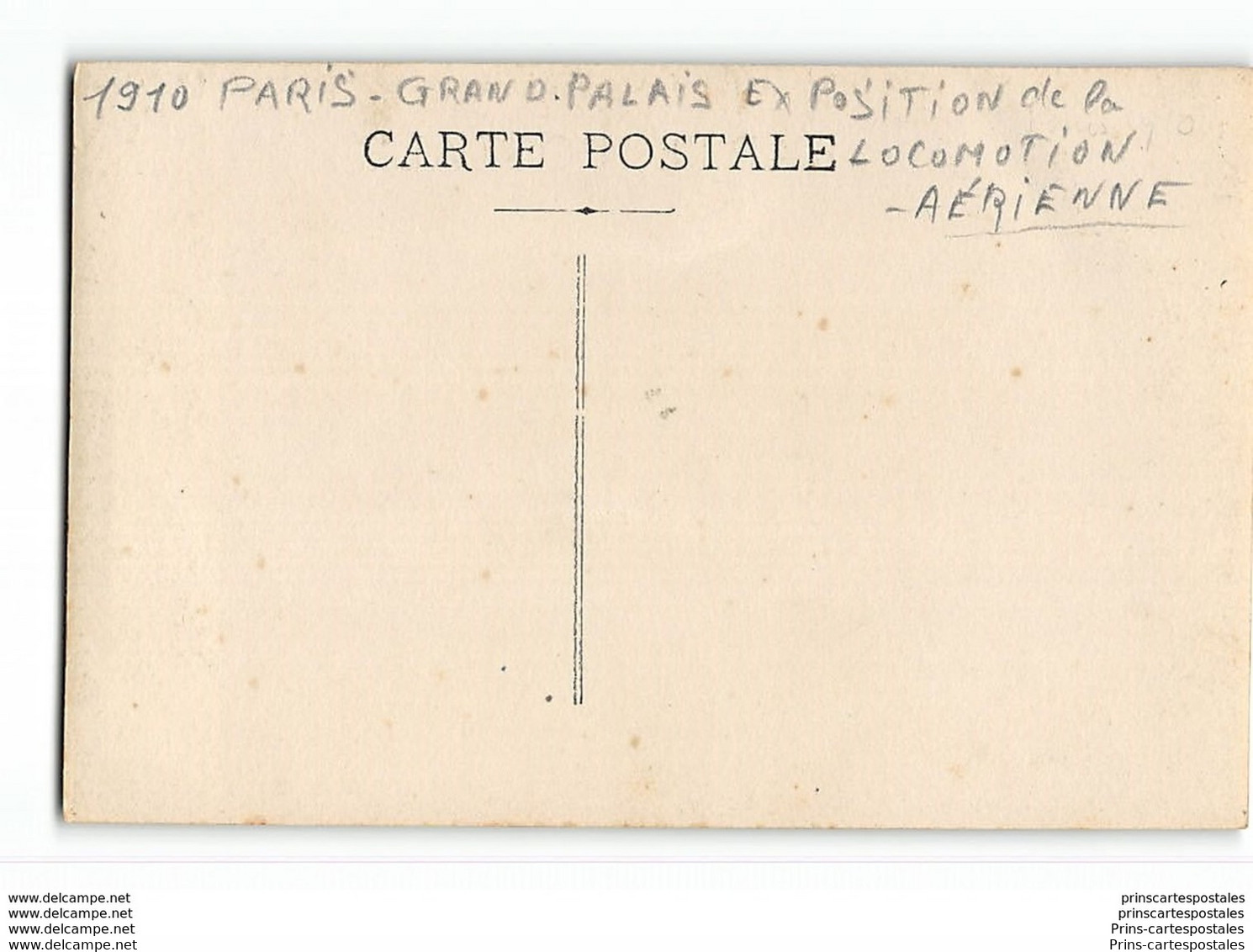 CPA Carte Photo Le Grand Palais 1910 Exposition De La Locomotion Aerienne - Mongolfiere