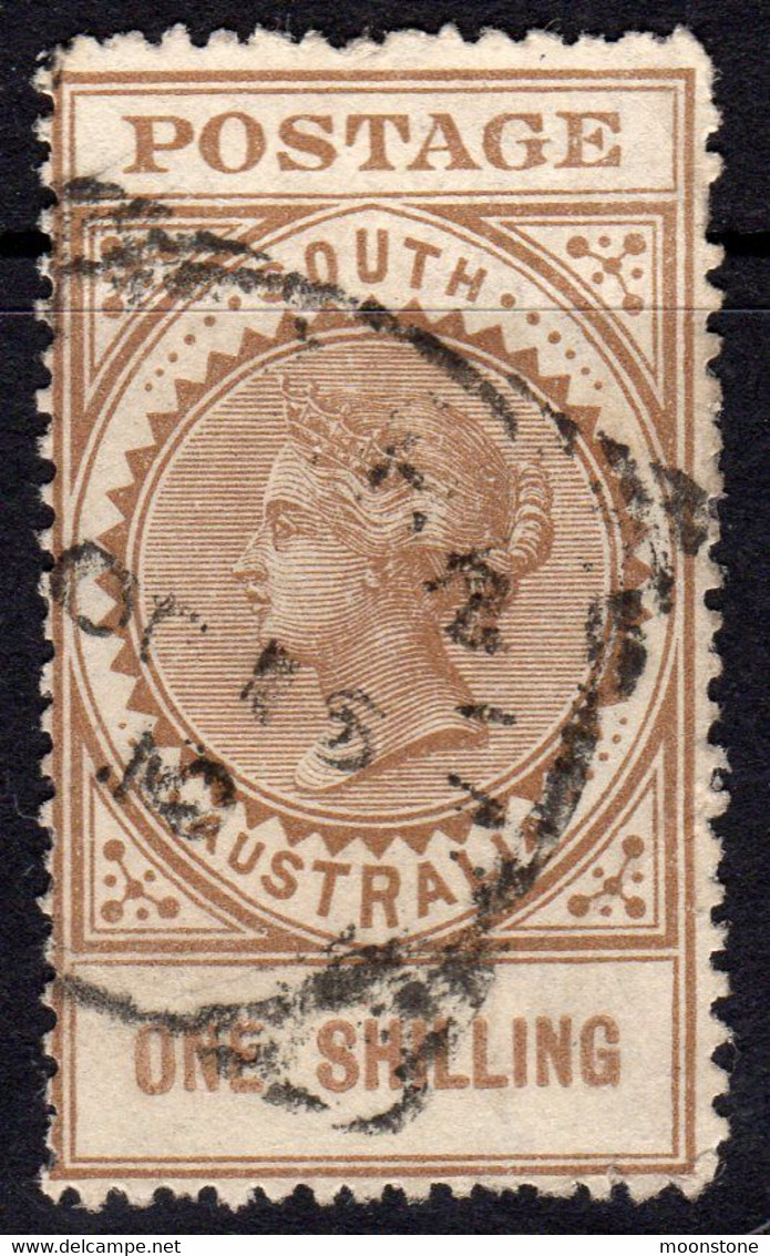 Australia South Australia 1902-4 1/- Brown Longtype, P. 11½x12½, Used, SG 275 - Used Stamps