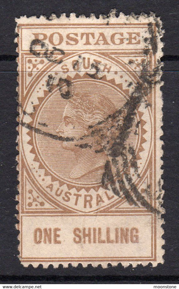 Australia South Australia 1902-4 1/- Brown Longtype, P. 11½x12½, Used, SG 275 - Used Stamps