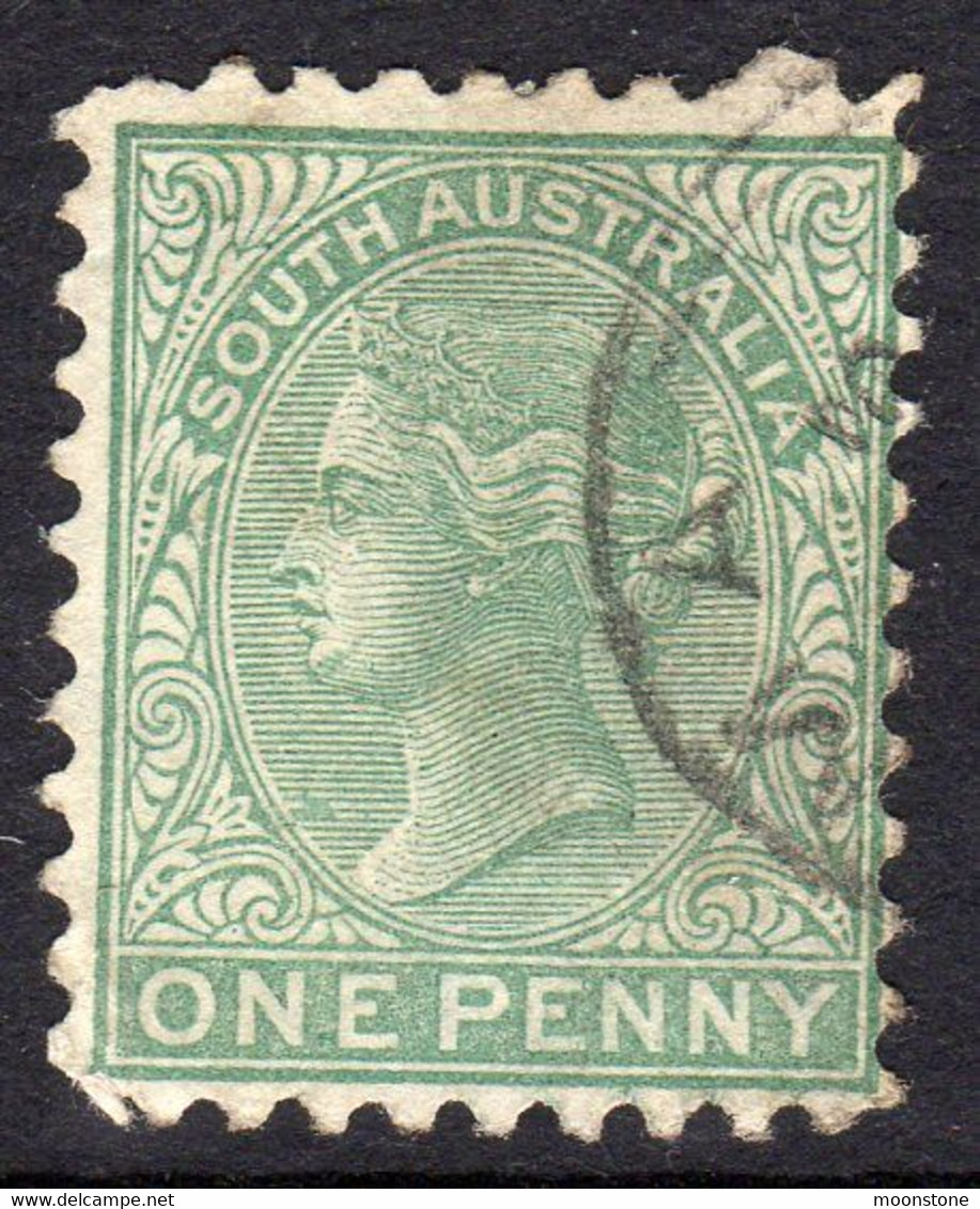 Australia South Australia 1868-76 1d Green. Perf. 10, Used, SG 158 - Gebraucht