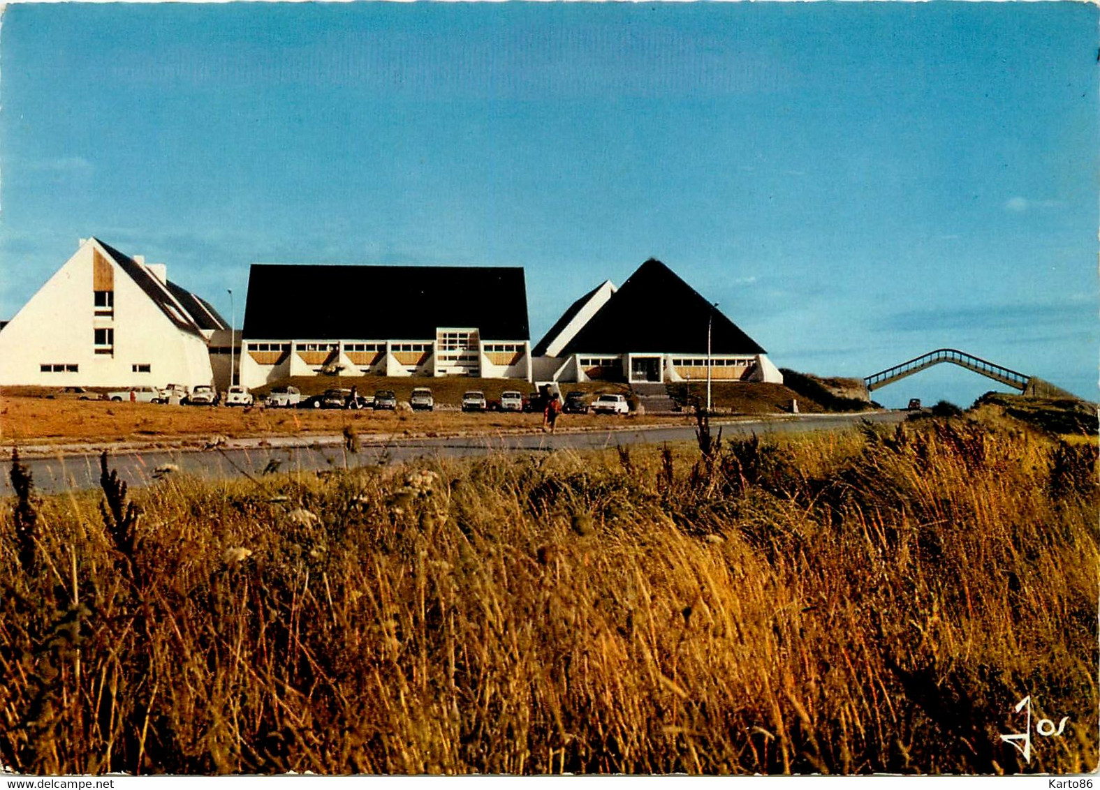 Guidel Plages * Le Vvf * Pavillon Central Vue De La Route Côtière * Centre De Vacances - Guidel